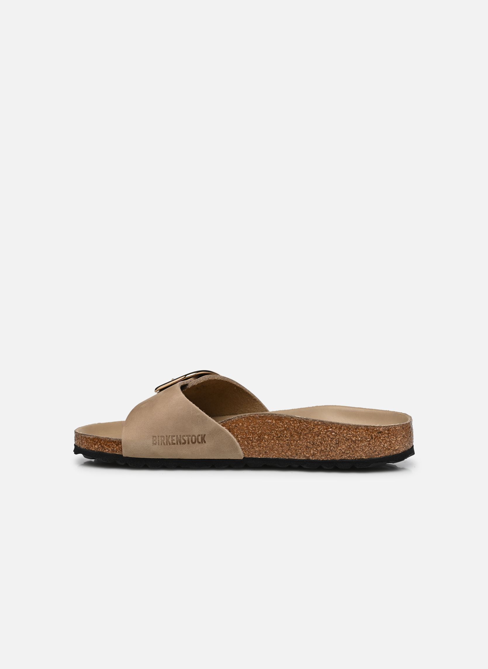 Muilen en klompen Madrid Big Buckle Leather Oiled - Narrow dames bruin Birkenstock Muilen en klompen Madrid Big Buckle Leather Oiled - Narrow dames bruin Tabacco brown