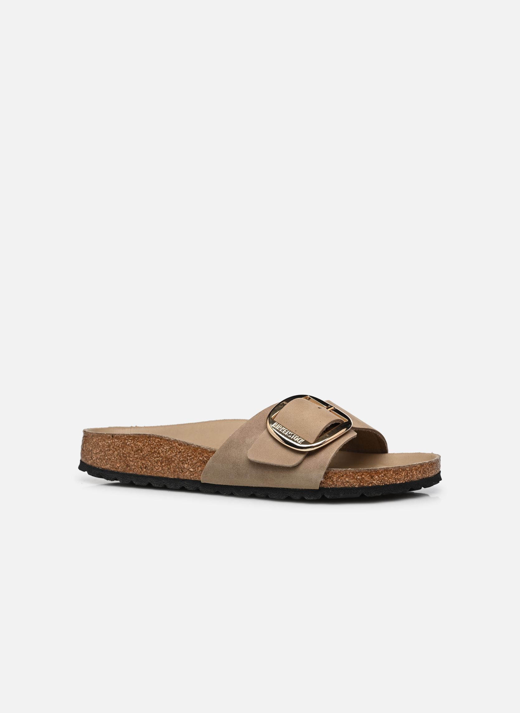 Muilen en klompen Madrid Big Buckle Leather Oiled - Narrow dames bruin Birkenstock Muilen en klompen Madrid Big Buckle Leather Oiled - Narrow dames bruin Tabacco brown
