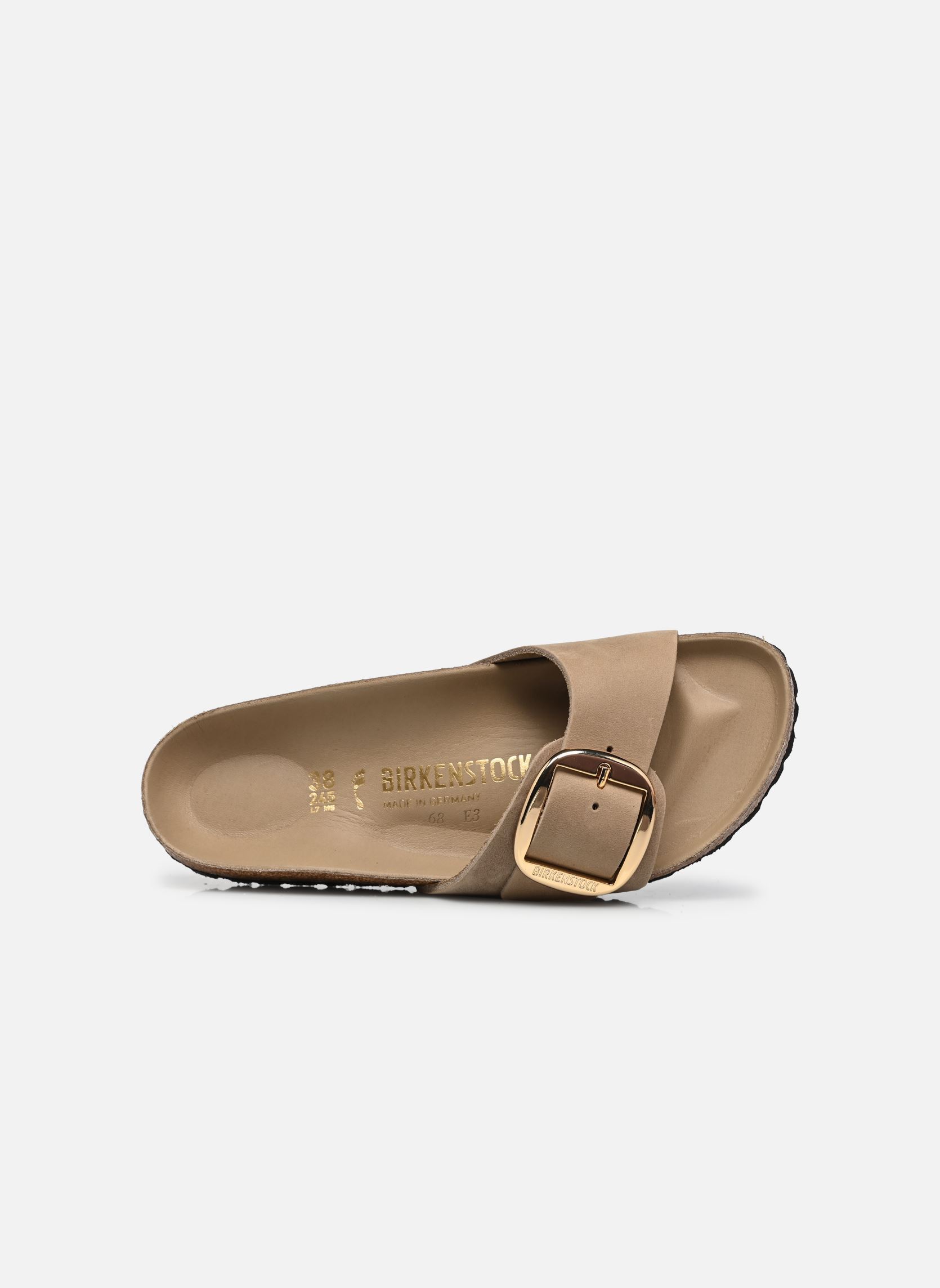 Muilen en klompen Madrid Big Buckle Leather Oiled - Narrow dames bruin Birkenstock Muilen en klompen Madrid Big Buckle Leather Oiled - Narrow dames bruin Tabacco brown