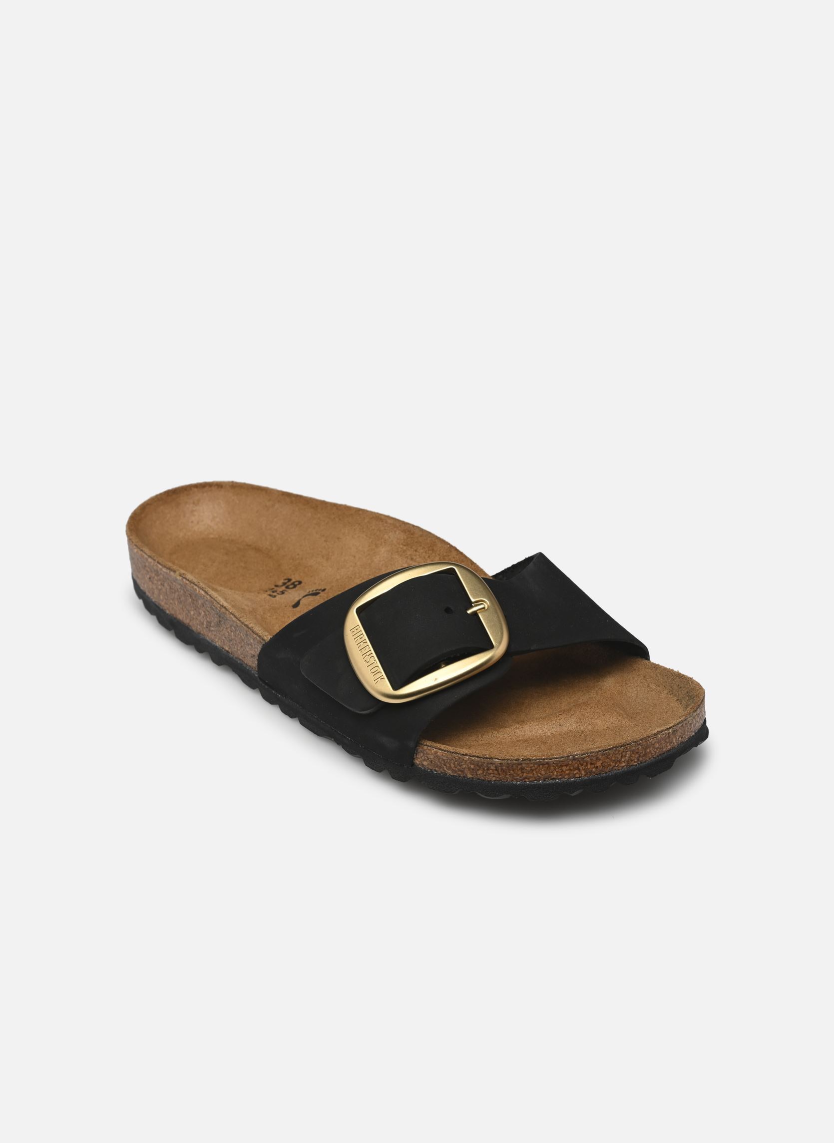 Mules et sabots Madrid Big Buckle Nubuck - Narrow femme noir Birkenstock Mules et sabots Madrid Big Buckle Nubuck - Narrow femme noir BLACK