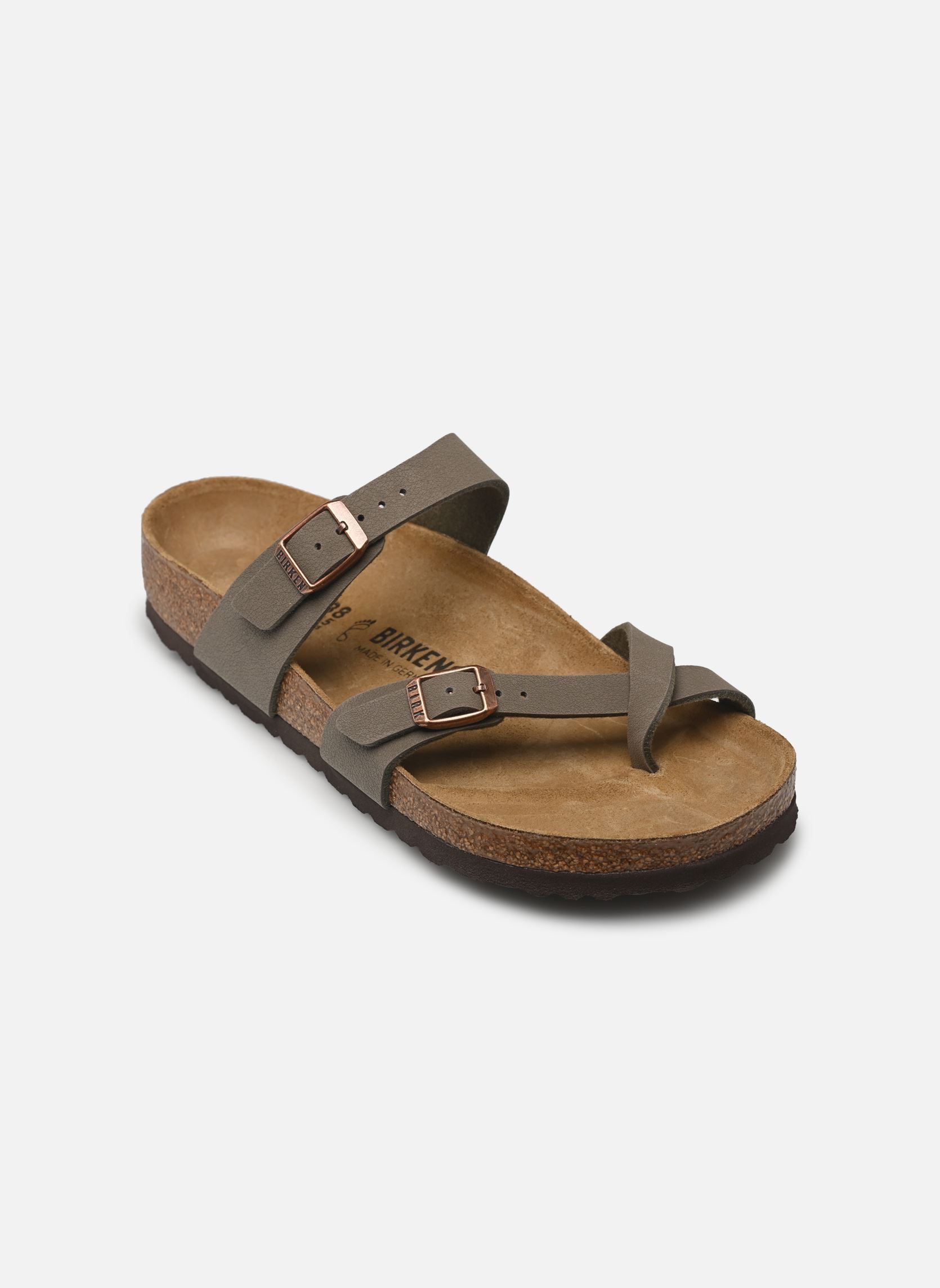 Mules et sabots Mayari Birko Flor - Regular femme marron Birkenstock Mules et sabots Mayari Birko Flor - Regular femme marron STONE