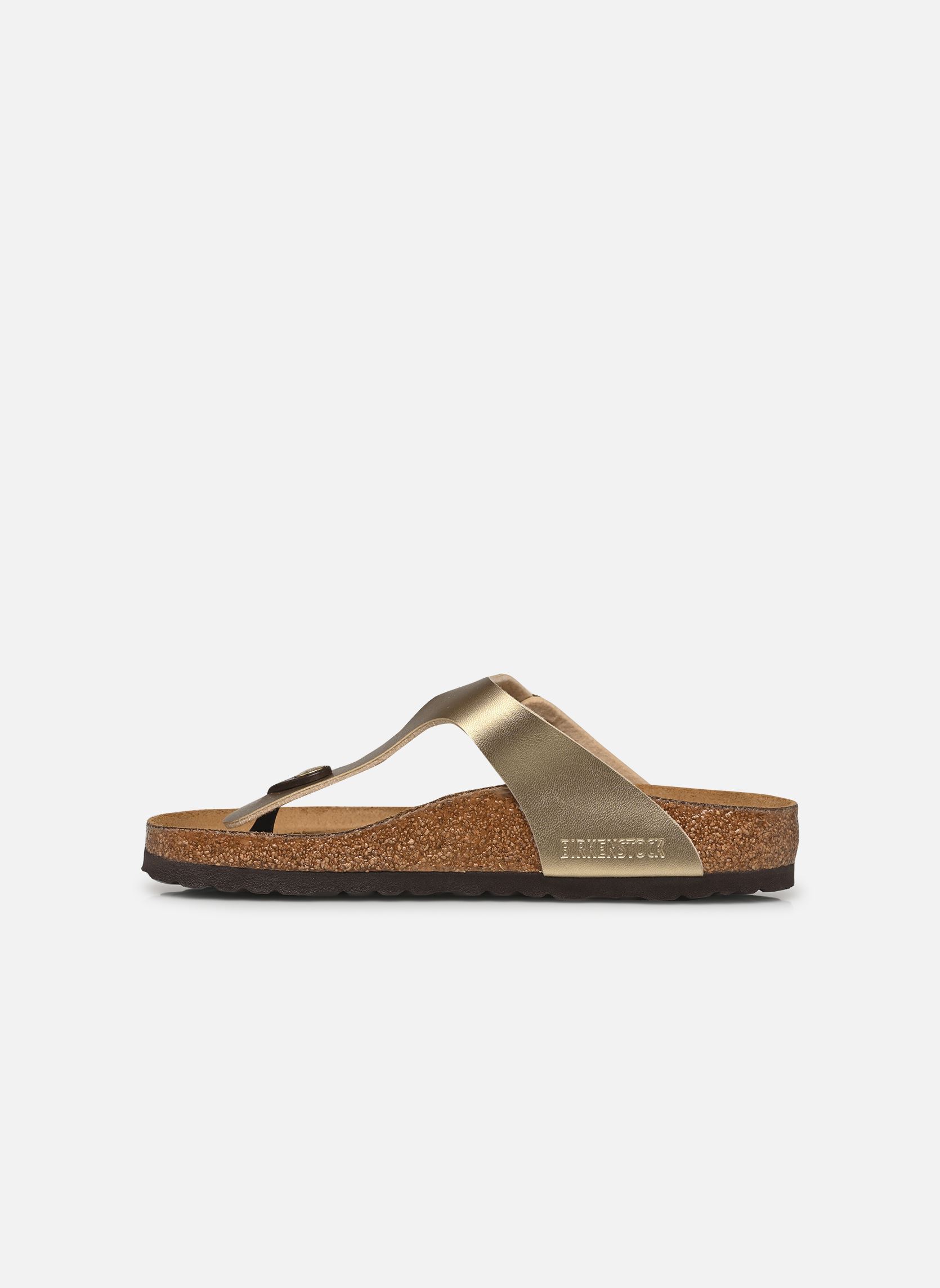 Muilen en klompen Gizeh Birko Flor - Regular dames goud en brons Birkenstock Muilen en klompen Gizeh Birko Flor - Regular dames goud en brons GOLD
