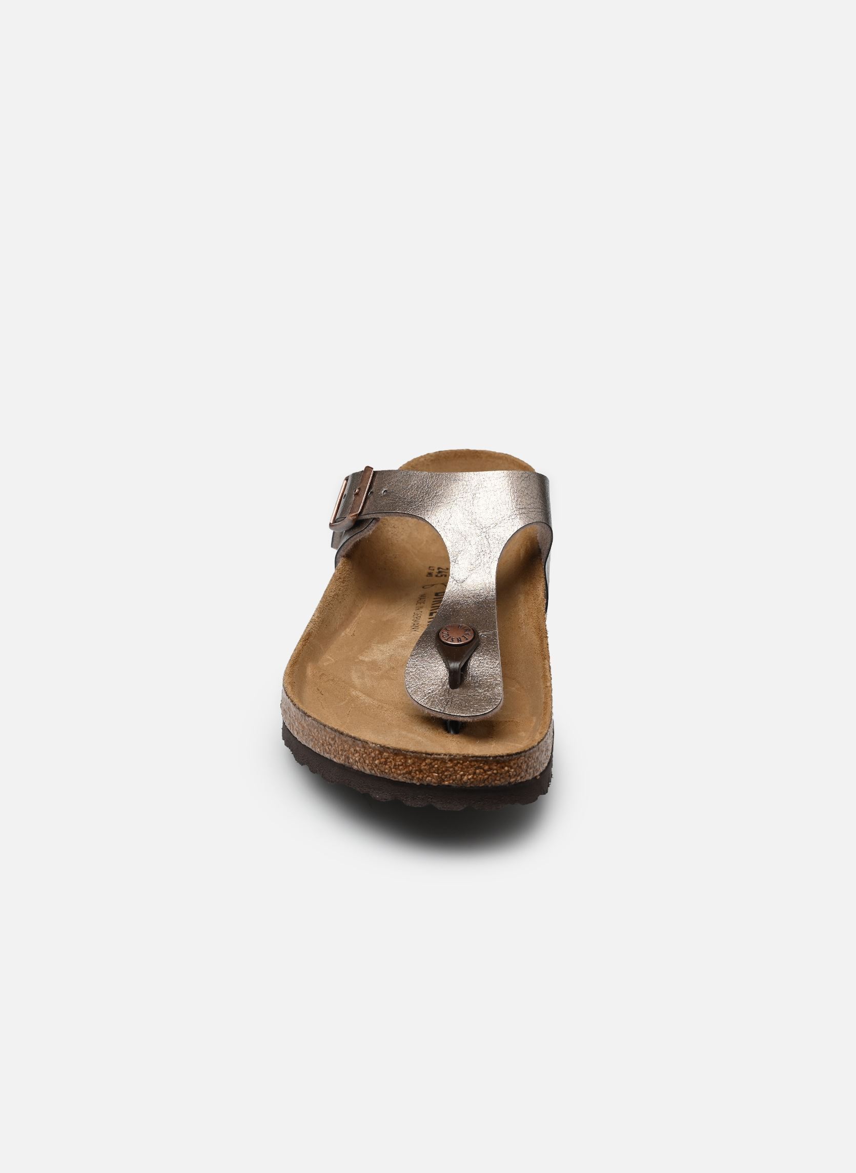 Muilen en klompen Gizeh Birko Flor - Regular dames goud en brons Birkenstock Muilen en klompen Gizeh Birko Flor - Regular dames goud en brons Taupe