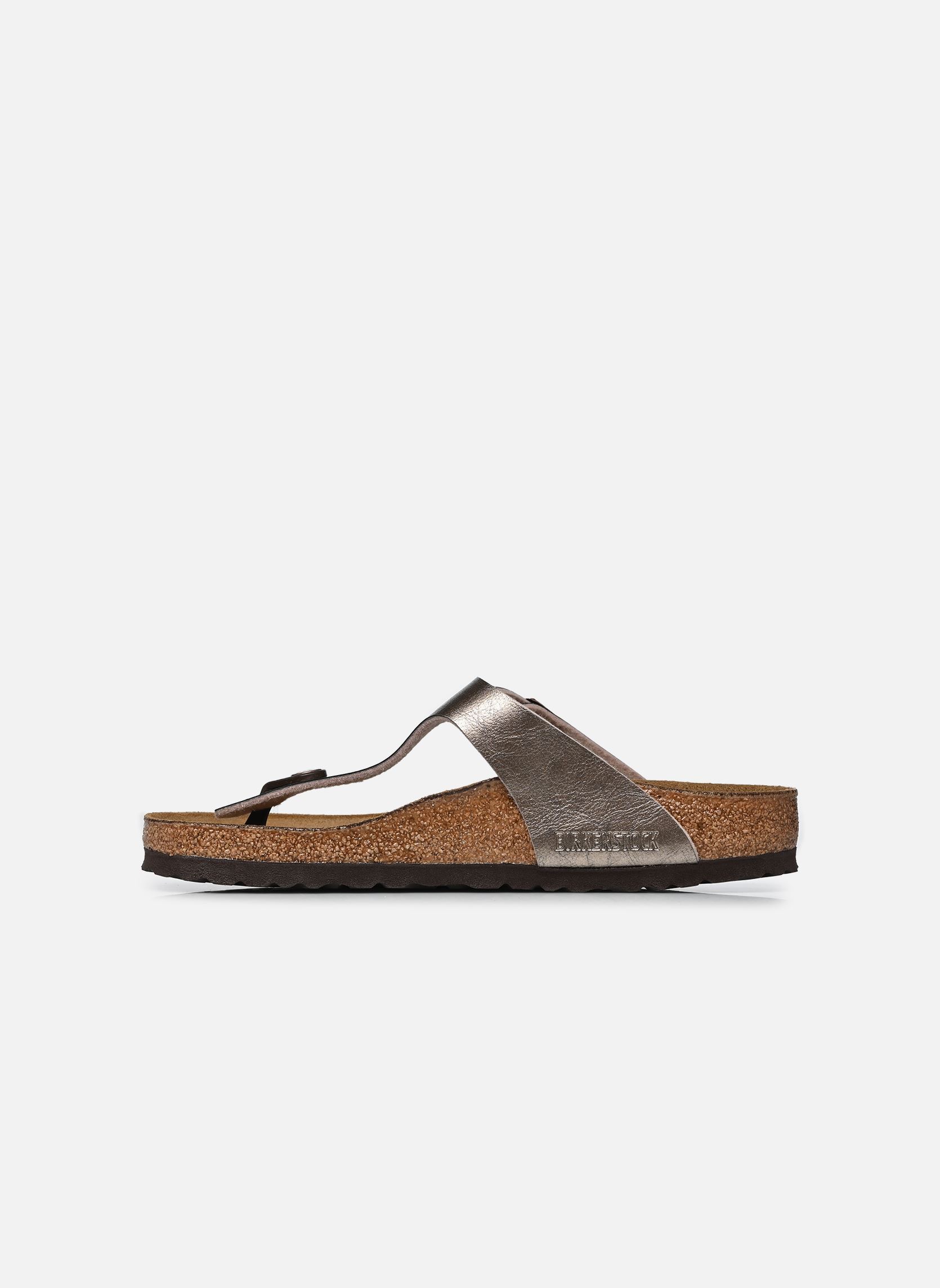 Muilen en klompen Gizeh Birko Flor - Regular dames goud en brons Birkenstock Muilen en klompen Gizeh Birko Flor - Regular dames goud en brons Taupe