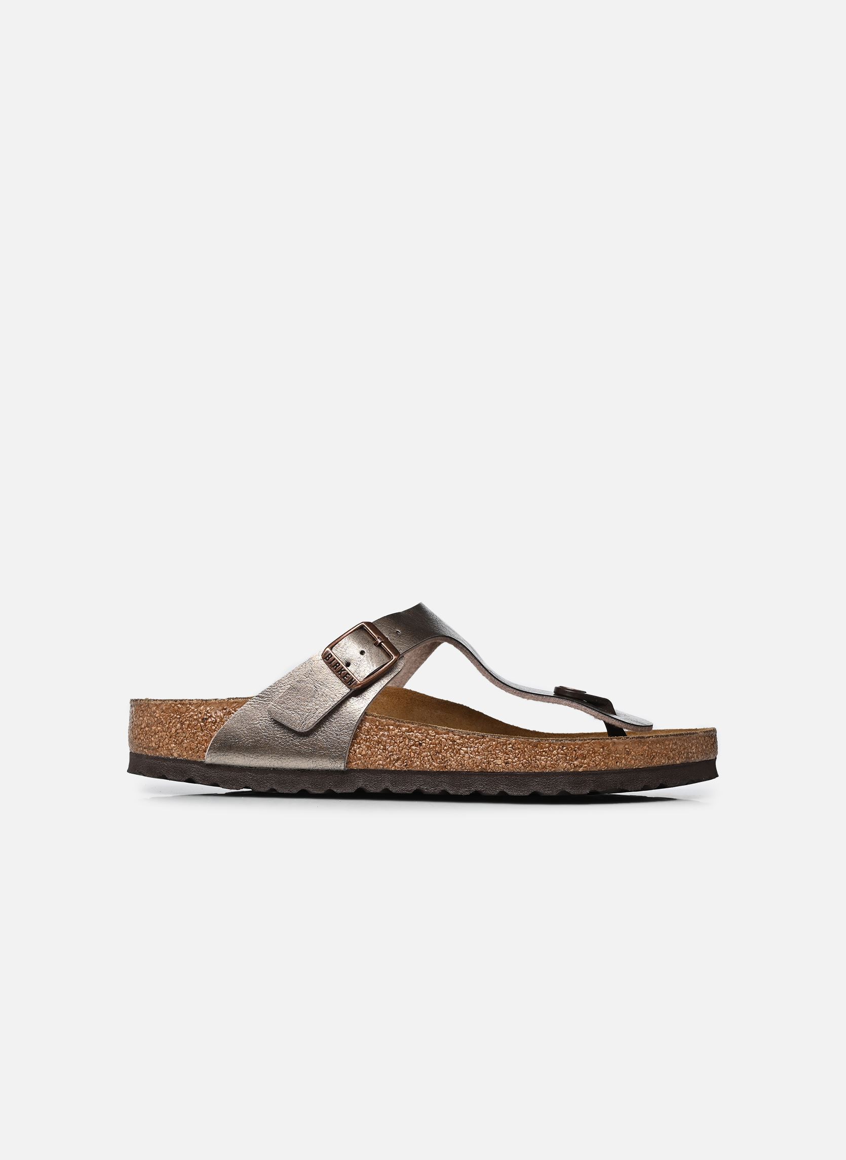 Muilen en klompen Gizeh Birko Flor - Regular dames goud en brons Birkenstock Muilen en klompen Gizeh Birko Flor - Regular dames goud en brons Taupe