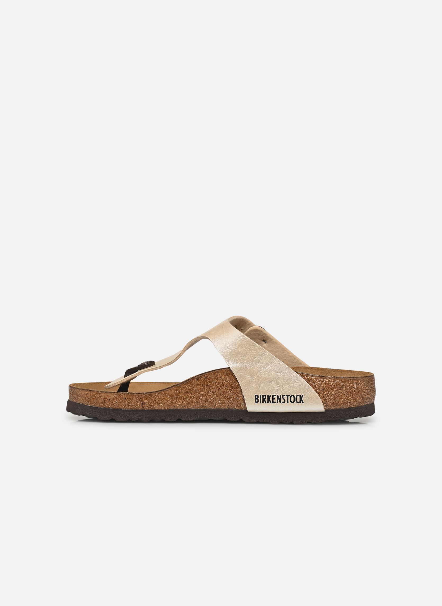 Pantoletten und Clogs Gizeh Birko Flor - Regular damen silber Birkenstock Pantoletten und Clogs Gizeh Birko Flor - Regular damen silber PEARL WHITE