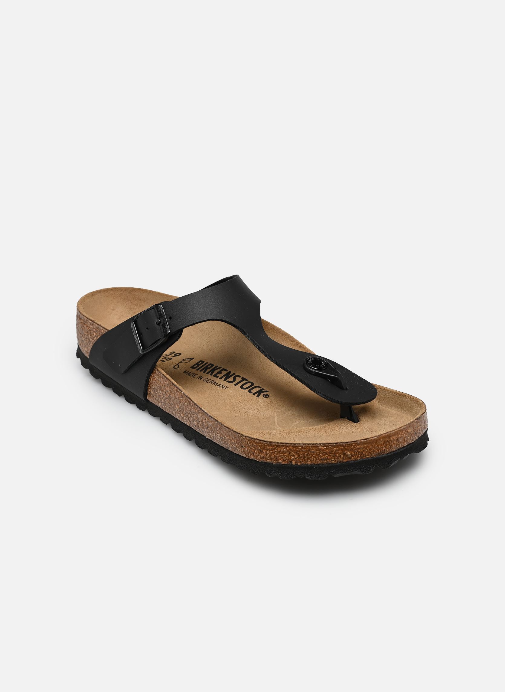 Muilen en klompen Gizeh Birko Flor - Regular dames zwart Birkenstock Muilen en klompen Gizeh Birko Flor - Regular dames zwart Black