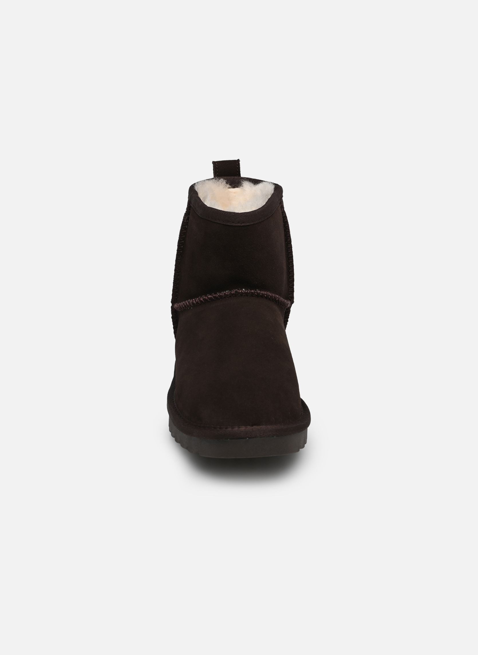 Bottines fourrées Sheepskin boot in suede femme marron Colors of California Bottines fourrées Sheepskin boot in suede femme marron CHOCOLAT