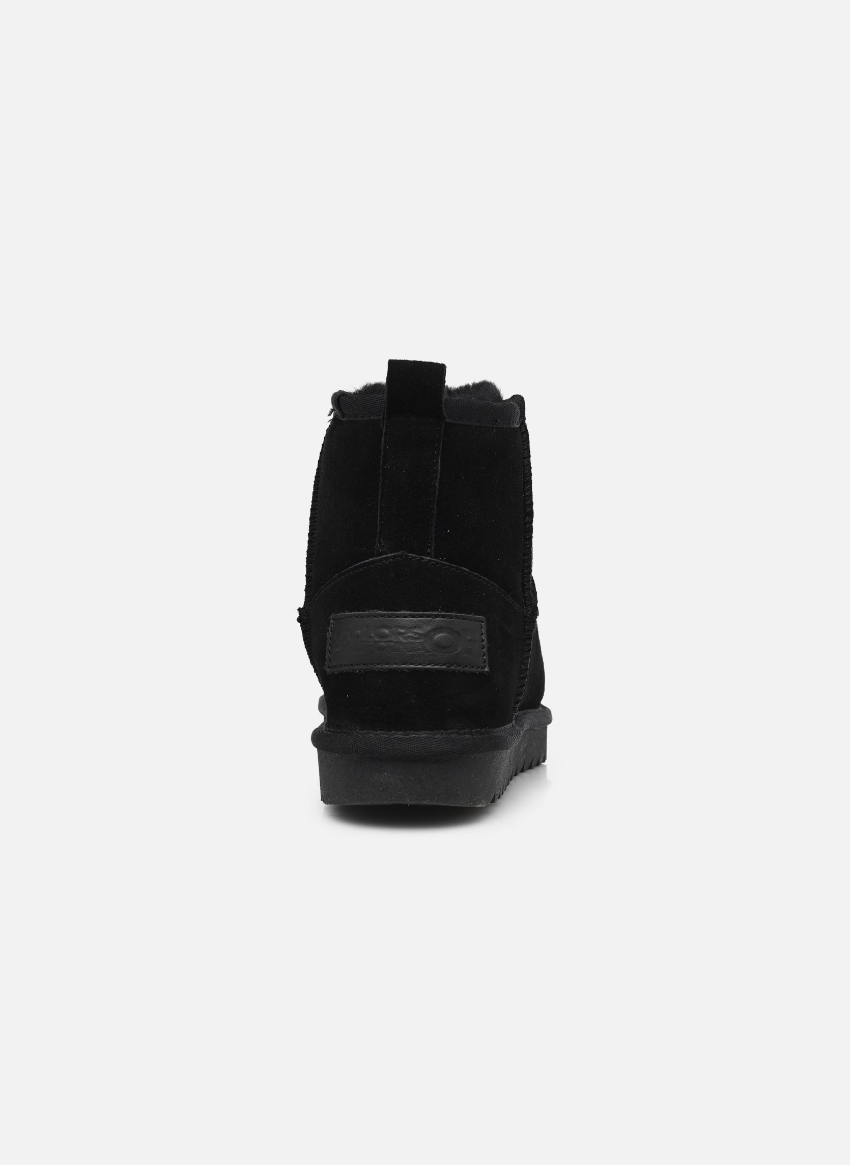 Gevoerde enkellaarsjes Sheepskin boot in suede dames zwart Colors of California Gevoerde enkellaarsjes Sheepskin boot in suede dames zwart BLACK
