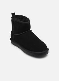 Bottines fourrées Sheepskin boot in suede femme marron