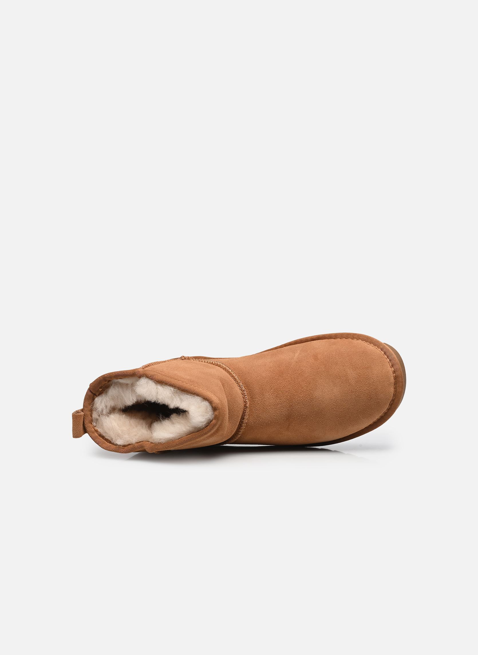 Bottines fourrées Sheepskin boot in suede femme marron Colors of California Bottines fourrées Sheepskin boot in suede femme marron TAN
