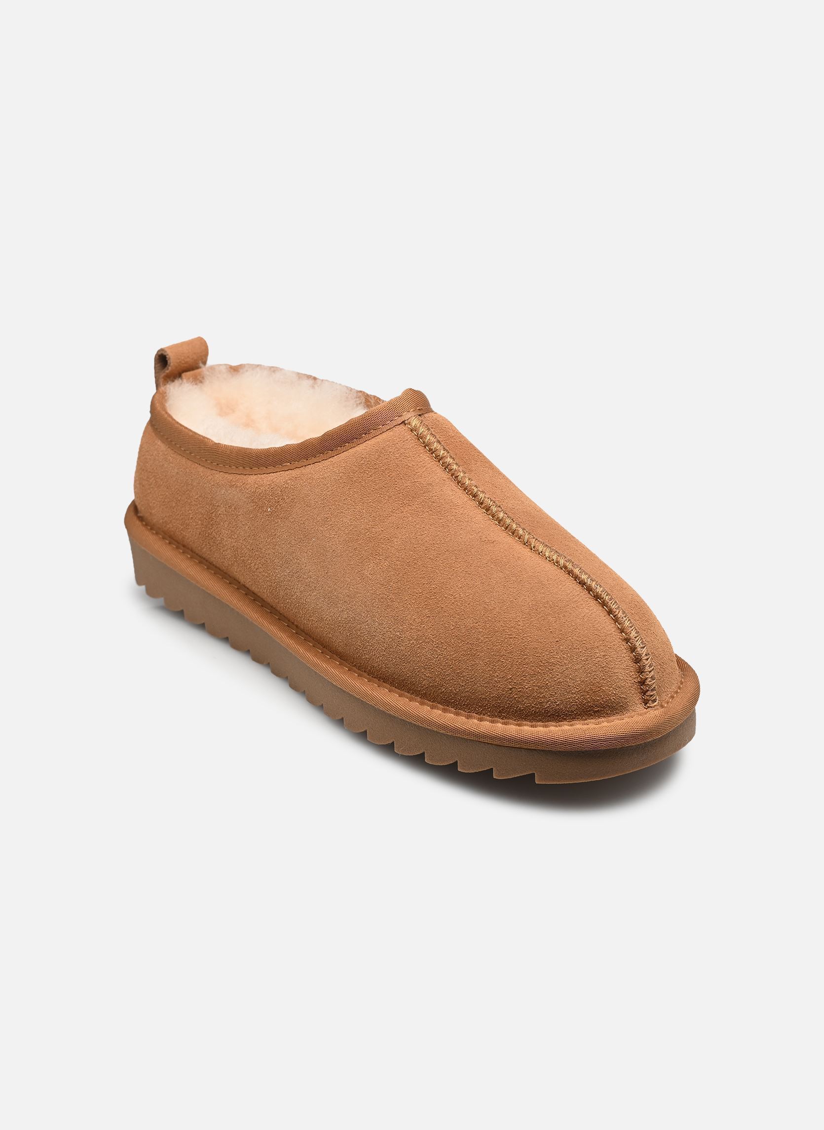 Mules et sabots Mini sheepskin boot femme marron Colors of California Mules et sabots Mini sheepskin boot femme marron TAN