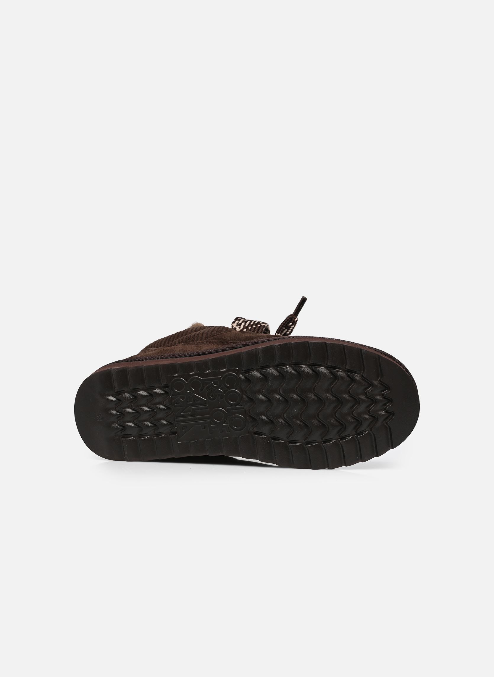 Niedrige Sneaker Cow suede sneaker maxi laces damen braun Colors of California Niedrige Sneaker Cow suede sneaker maxi laces damen braun CHOCOLAT