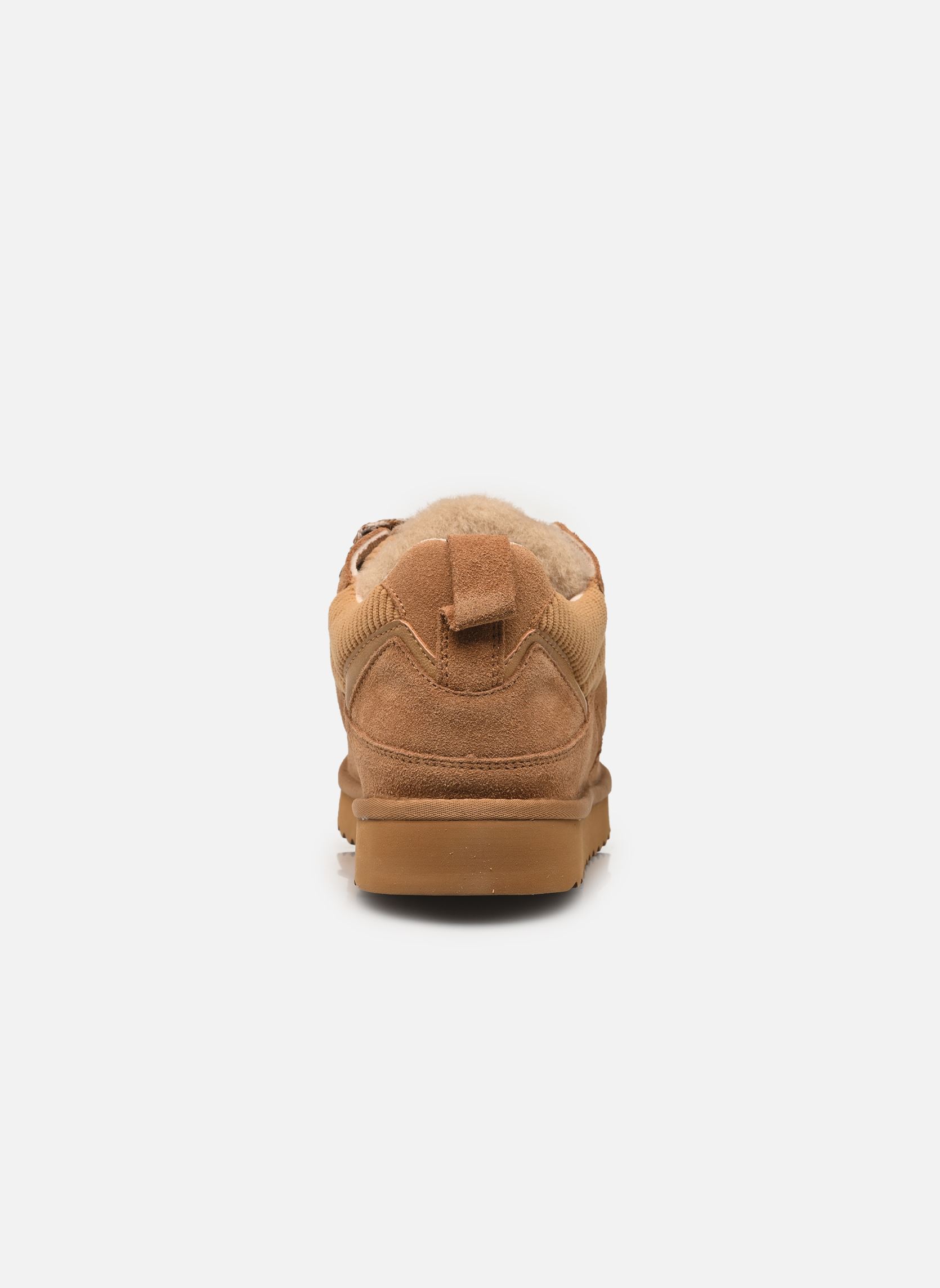 Sneakers Cow suede sneaker maxi laces dames bruin Colors of California Sneakers Cow suede sneaker maxi laces dames bruin TAN