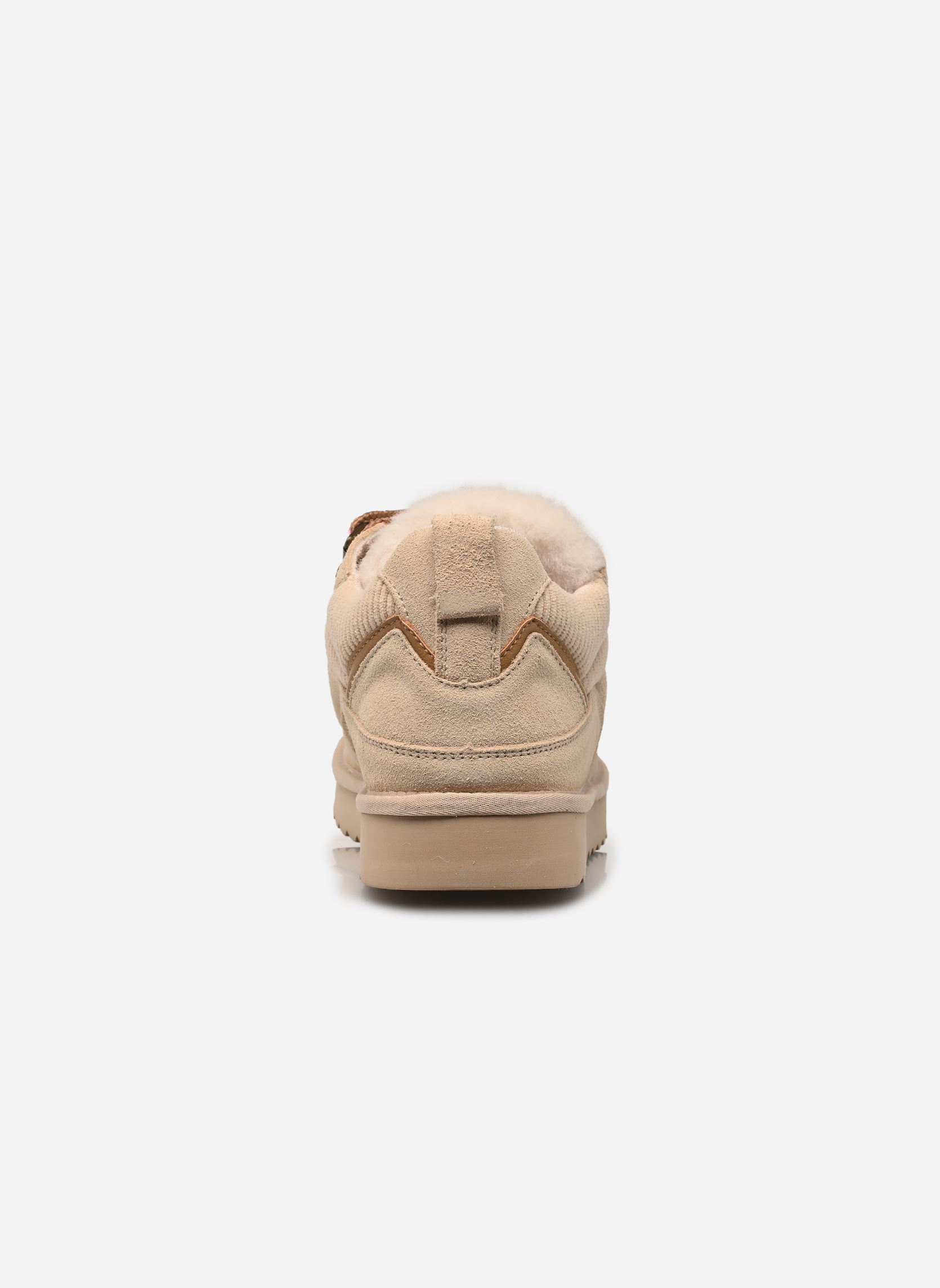 Baskets Cow suede sneaker maxi laces femme beige Colors of California Baskets Cow suede sneaker maxi laces femme beige OATMEAL