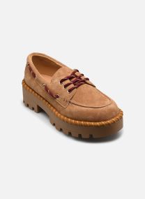 Chaussures bateaux Boat suede shoe femme marron