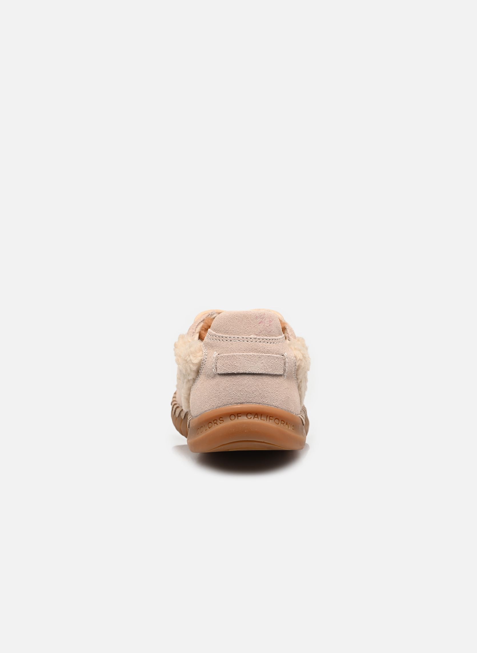 Sneaker Cow suede teddy fur sneaker damen beige Colors of California Sneaker Cow suede teddy fur sneaker damen beige OATMEAL