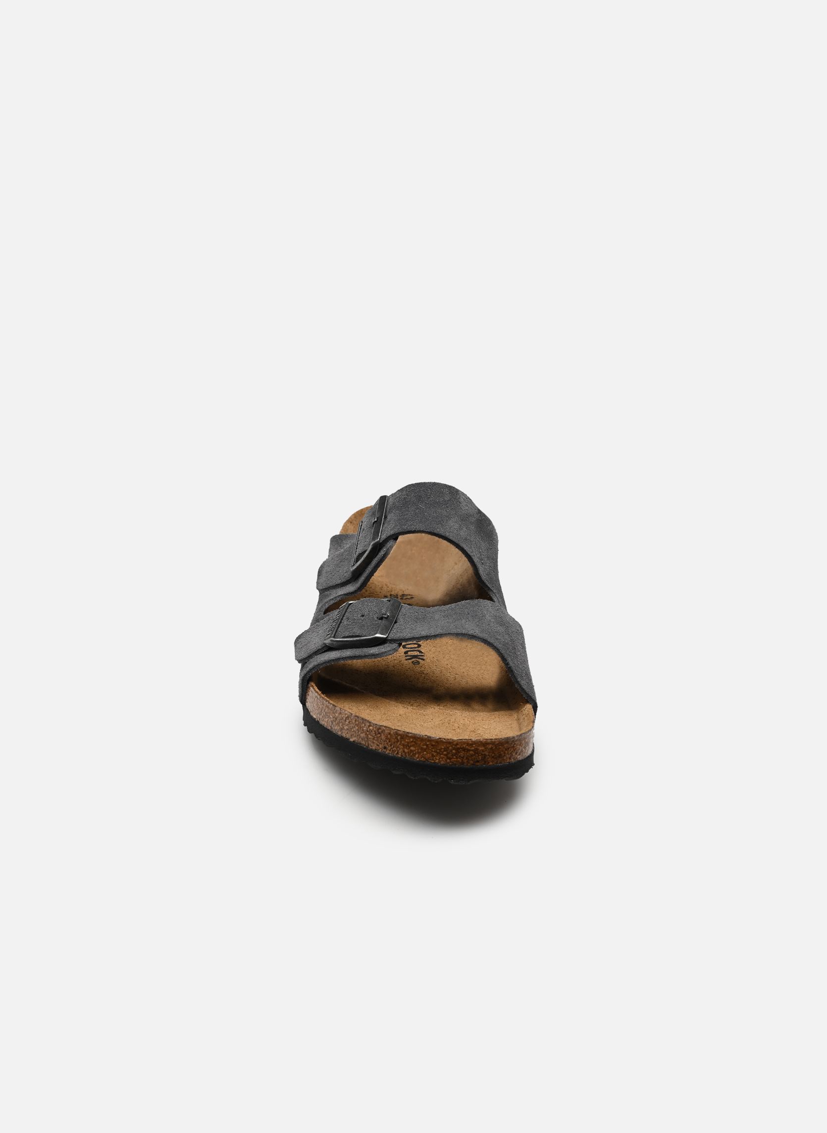 Mules Arizona Suede - Regular homme gris Birkenstock Mules Arizona Suede - Regular homme gris CHARCOAL
