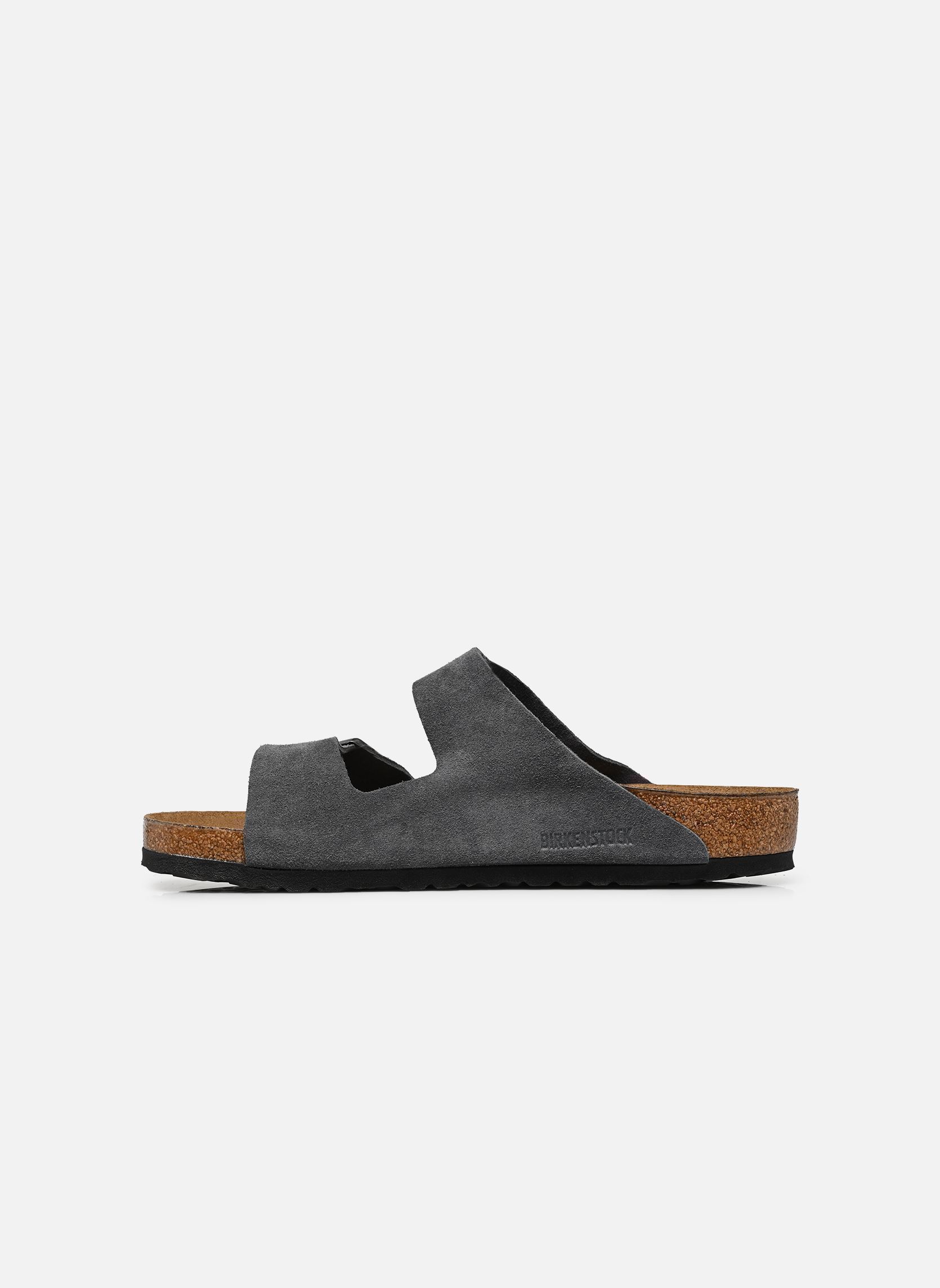 Mules Arizona Suede - Regular homme gris Birkenstock Mules Arizona Suede - Regular homme gris CHARCOAL