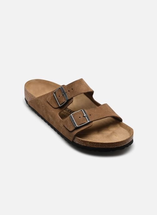 Birkenstock Mules Arizona Suede - Regular homme marron