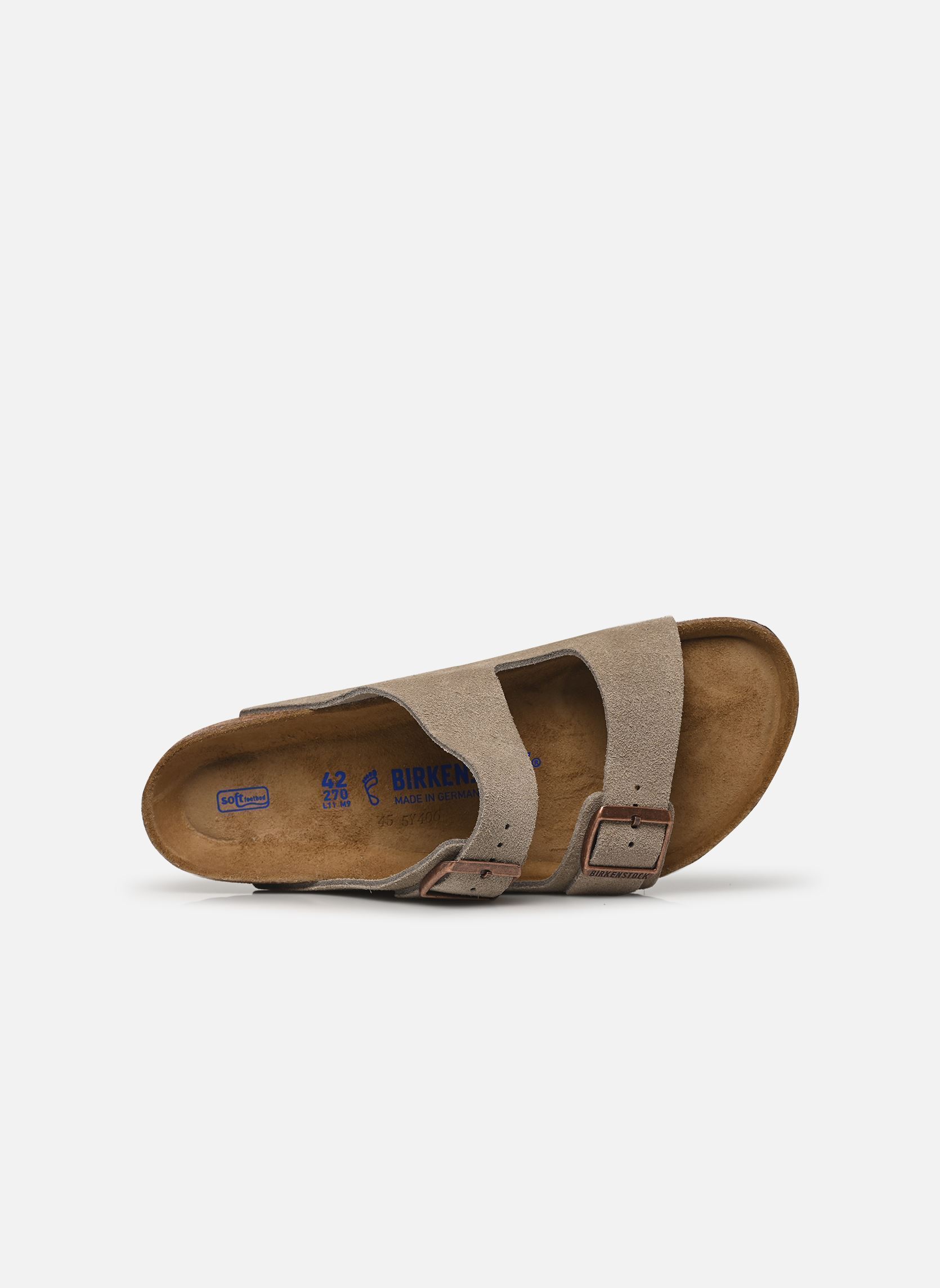 Mules Arizona Suede - Regular homme marron Birkenstock Mules Arizona Suede - Regular homme marron TAUPE