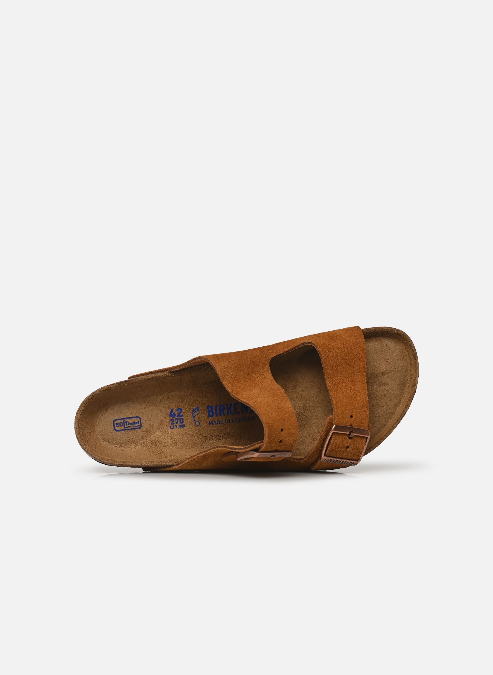 Mules Arizona Suede - Regular homme marron Birkenstock Mules Arizona Suede - Regular homme marron MINK