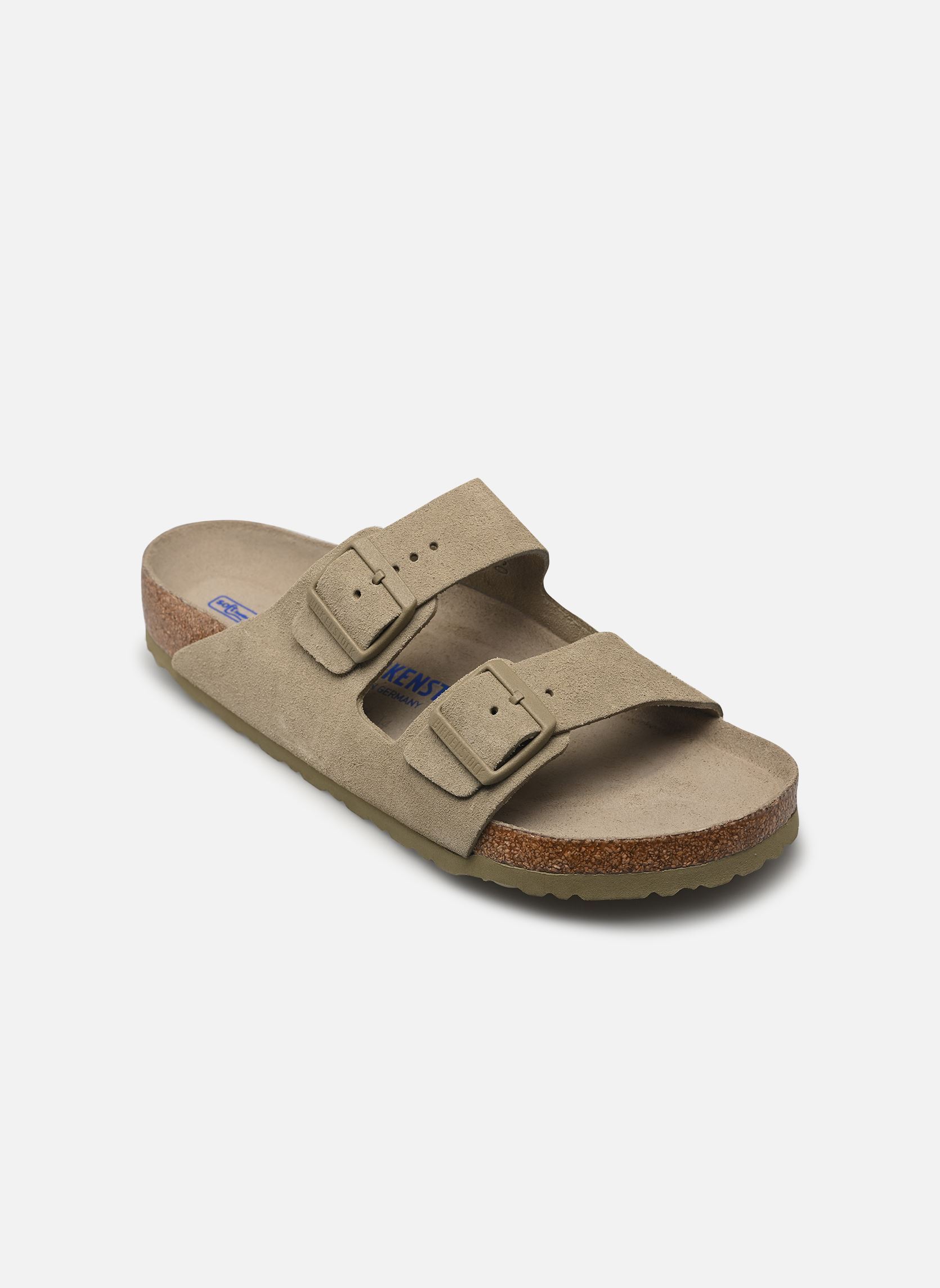 Mules Arizona Suede - Regular homme vert Birkenstock Mules Arizona Suede - Regular homme vert FADED KAKI