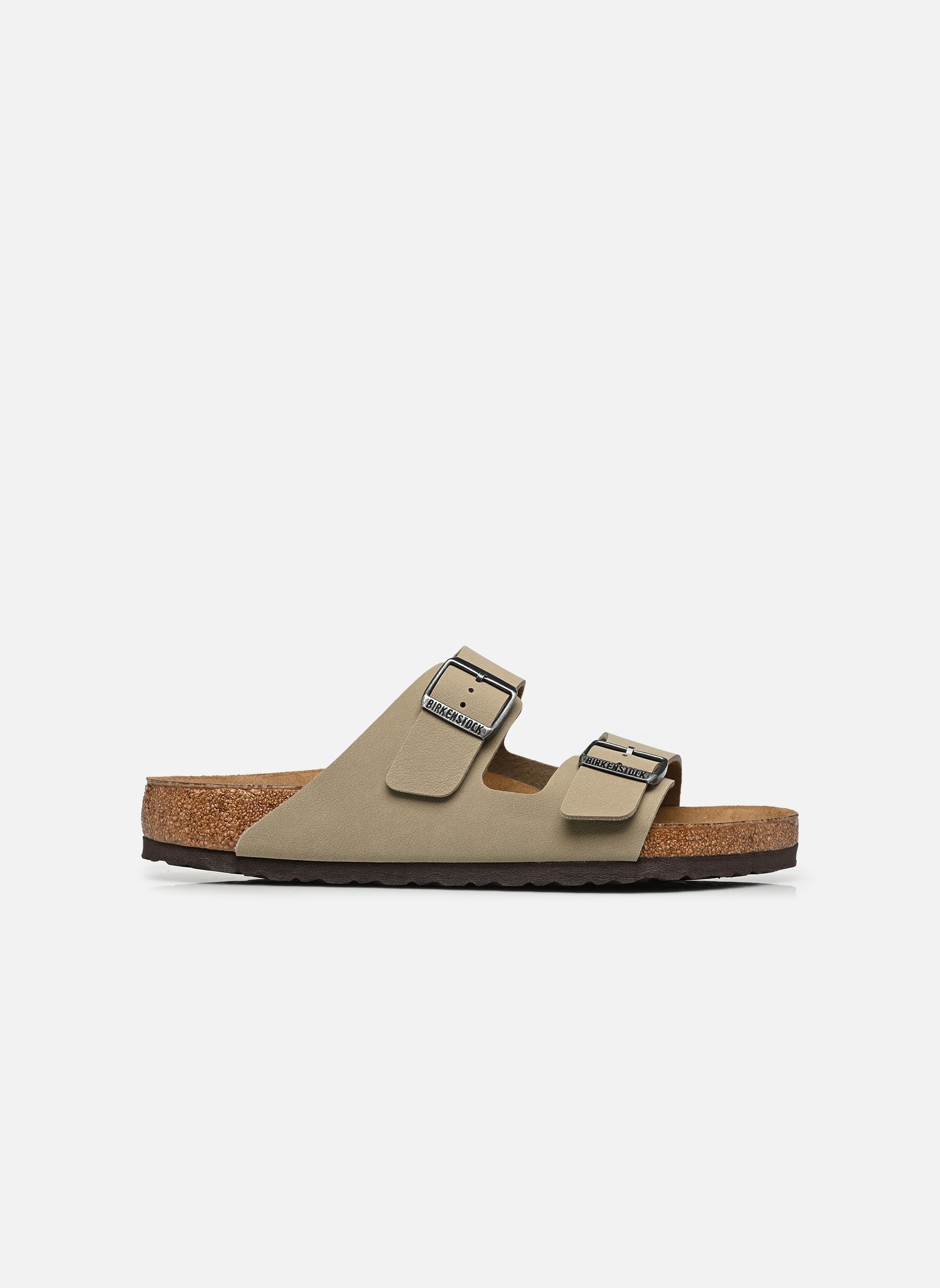 Mules Arizona Birko Flor - Regular homme vert Birkenstock Mules Arizona Birko Flor - Regular homme vert FADED KHAKI/DARK BROWN OS