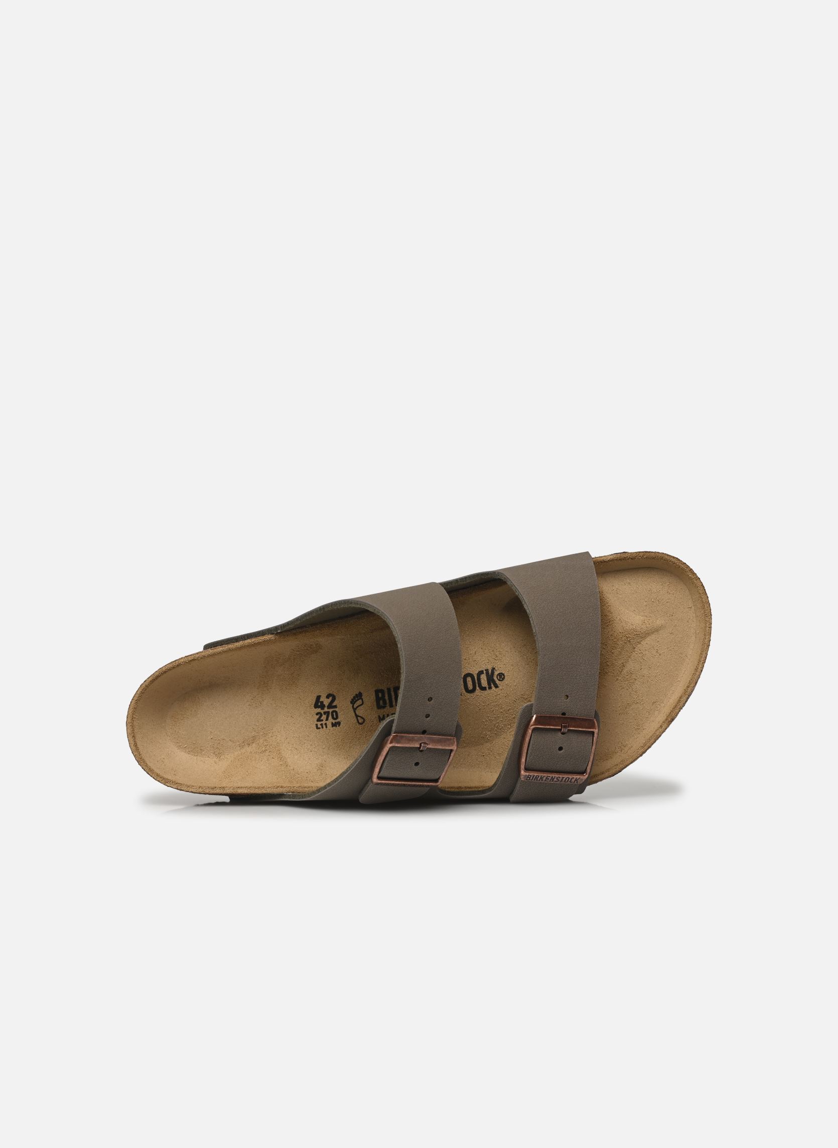 Mules Arizona Birko Flor - Regular homme marron Birkenstock Mules Arizona Birko Flor - Regular homme marron STONE