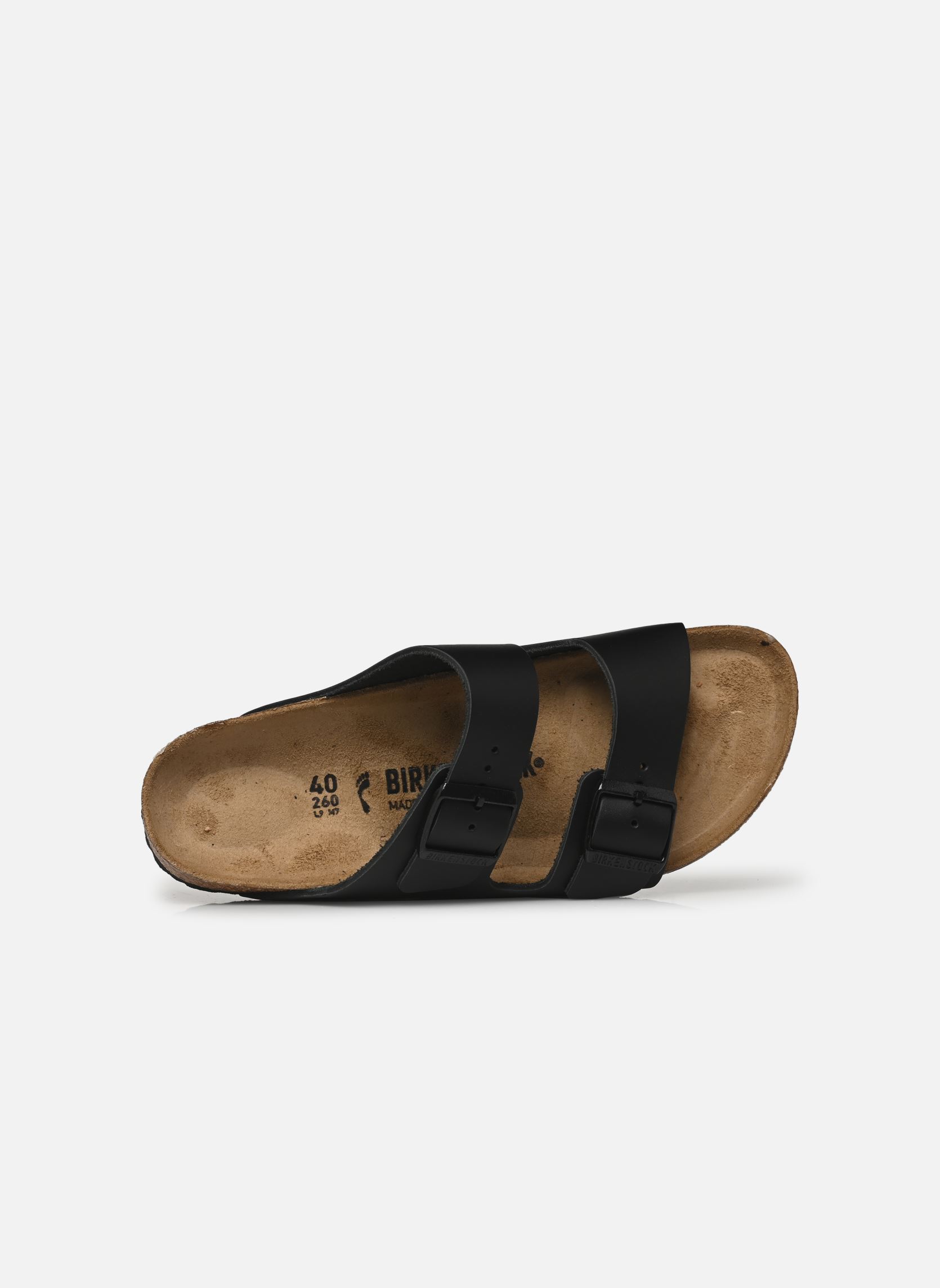 Mules Arizona Leather - Regular homme noir Birkenstock Mules Arizona Leather - Regular homme noir BLACK