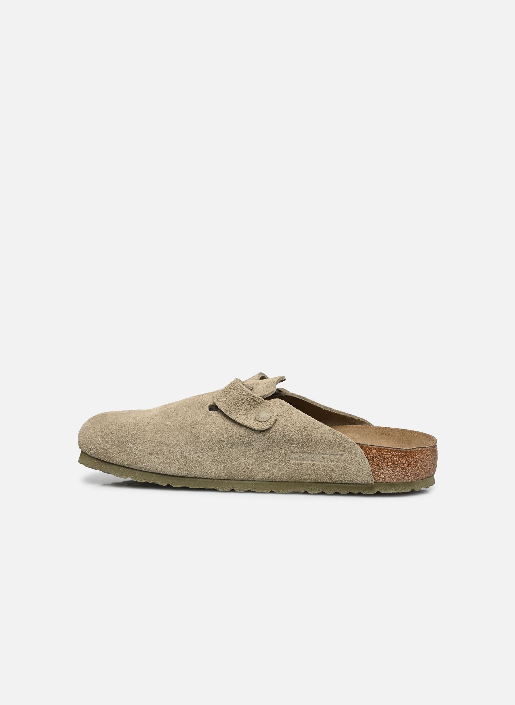 Mules Boston Suede - Regular homme vert Birkenstock Mules Boston Suede - Regular homme vert FADED KHAKI