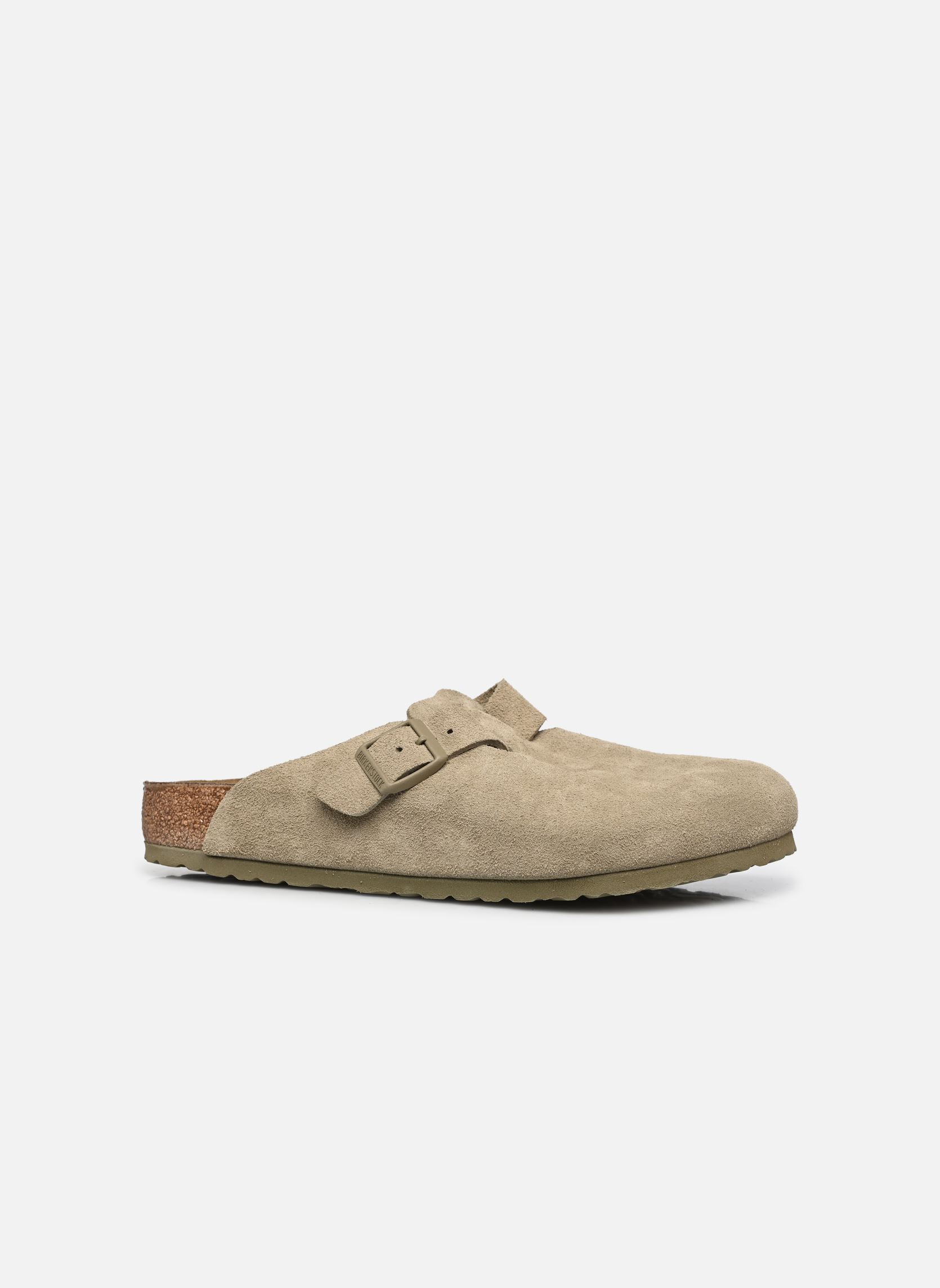 Mules Boston Suede - Regular homme vert Birkenstock Mules Boston Suede - Regular homme vert FADED KHAKI