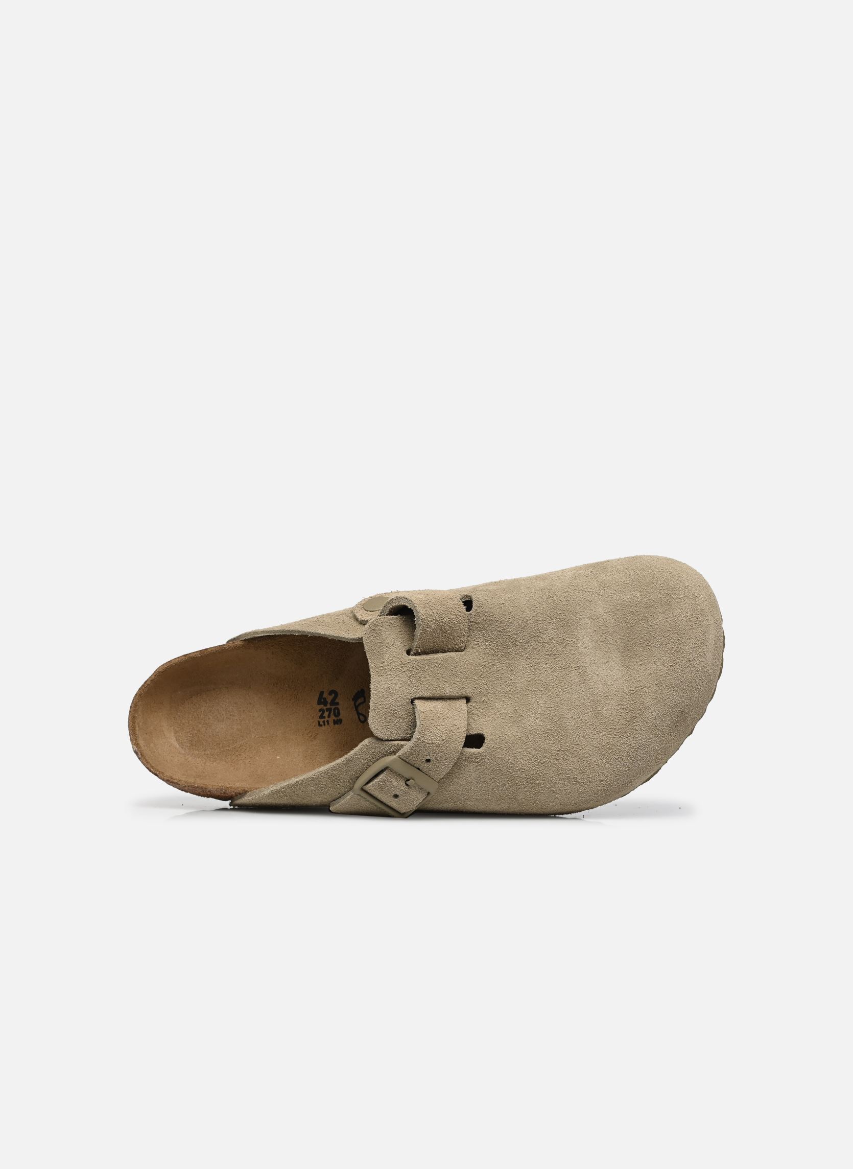 Mules Boston Suede - Regular homme vert Birkenstock Mules Boston Suede - Regular homme vert FADED KHAKI