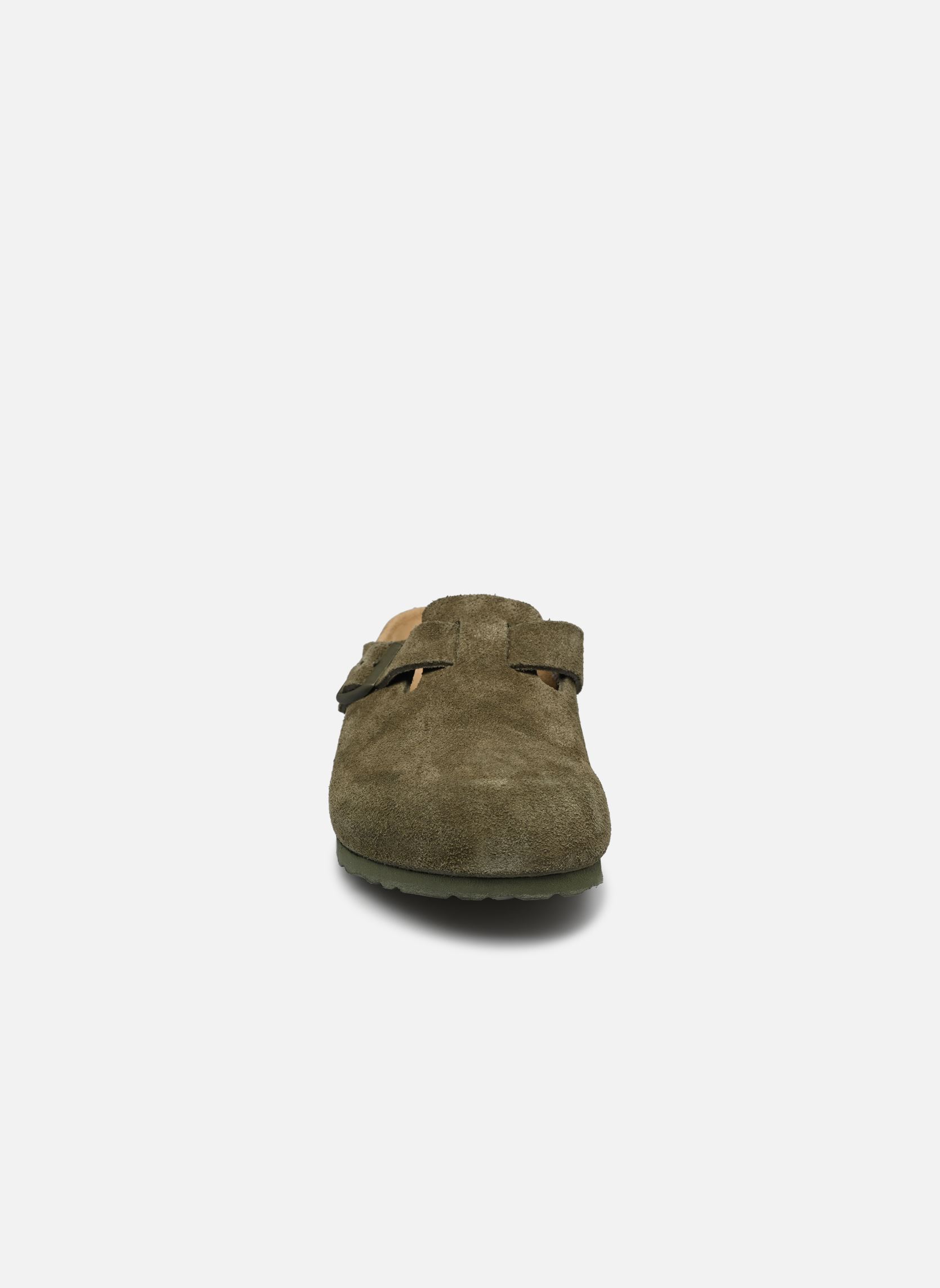Mules Boston Suede - Regular homme vert Birkenstock Mules Boston Suede - Regular homme vert THYME