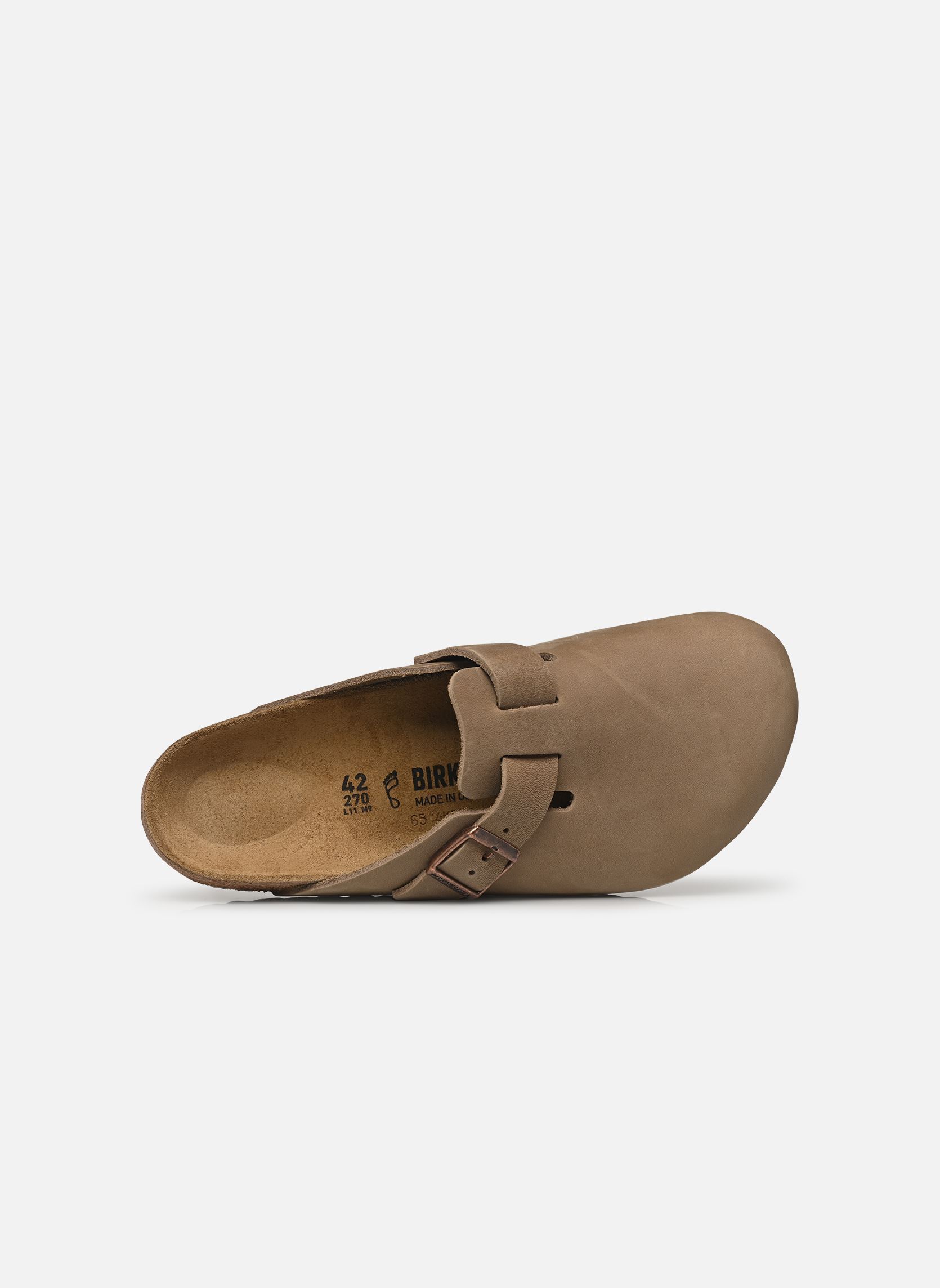 Mules Boston Oiled Leather - Regular homme marron Birkenstock Mules Boston Oiled Leather - Regular homme marron TABACCO BROWN
