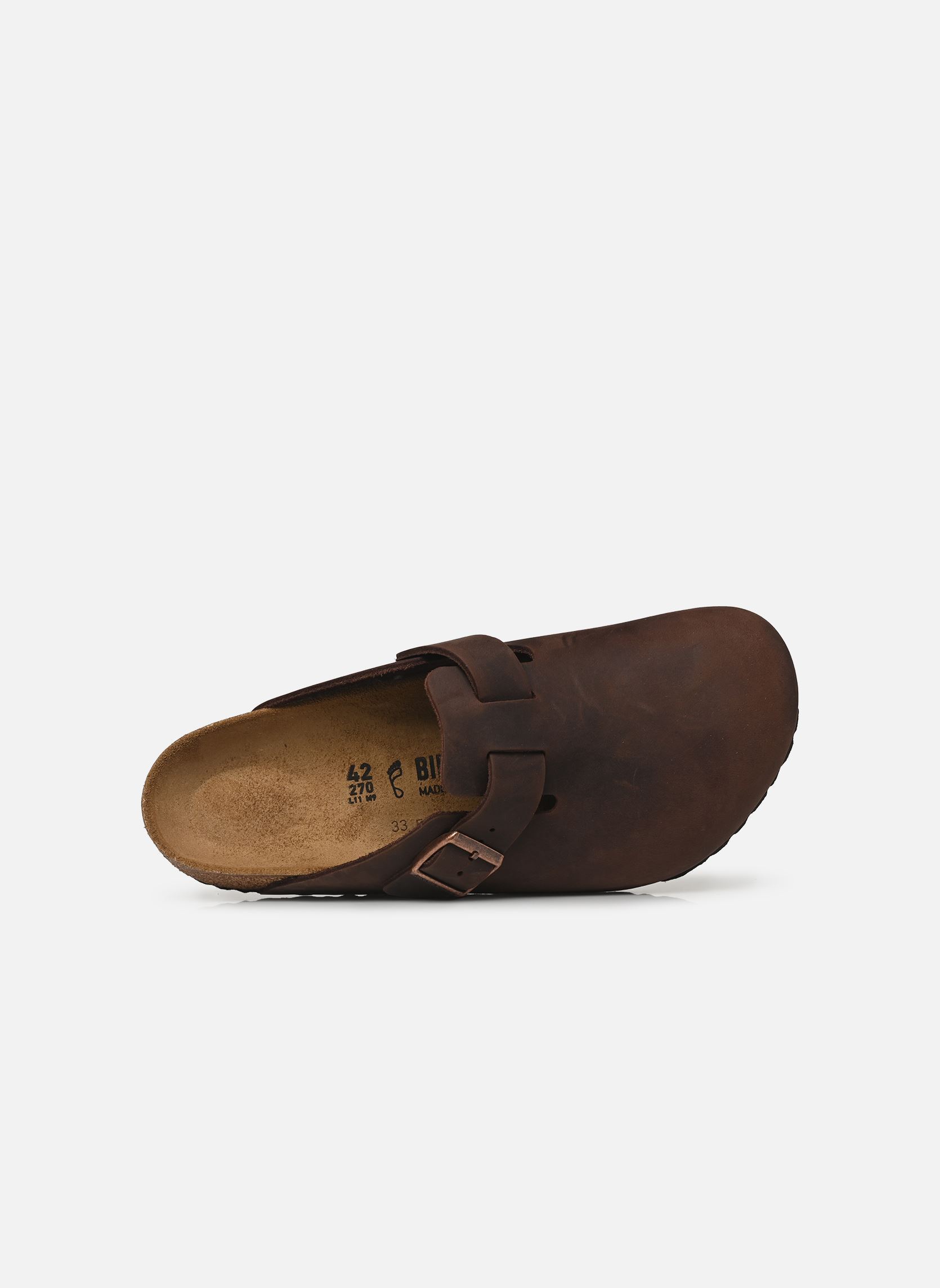 Mules Boston Oiled Leather - Regular homme marron Birkenstock Mules Boston Oiled Leather - Regular homme marron HABANA