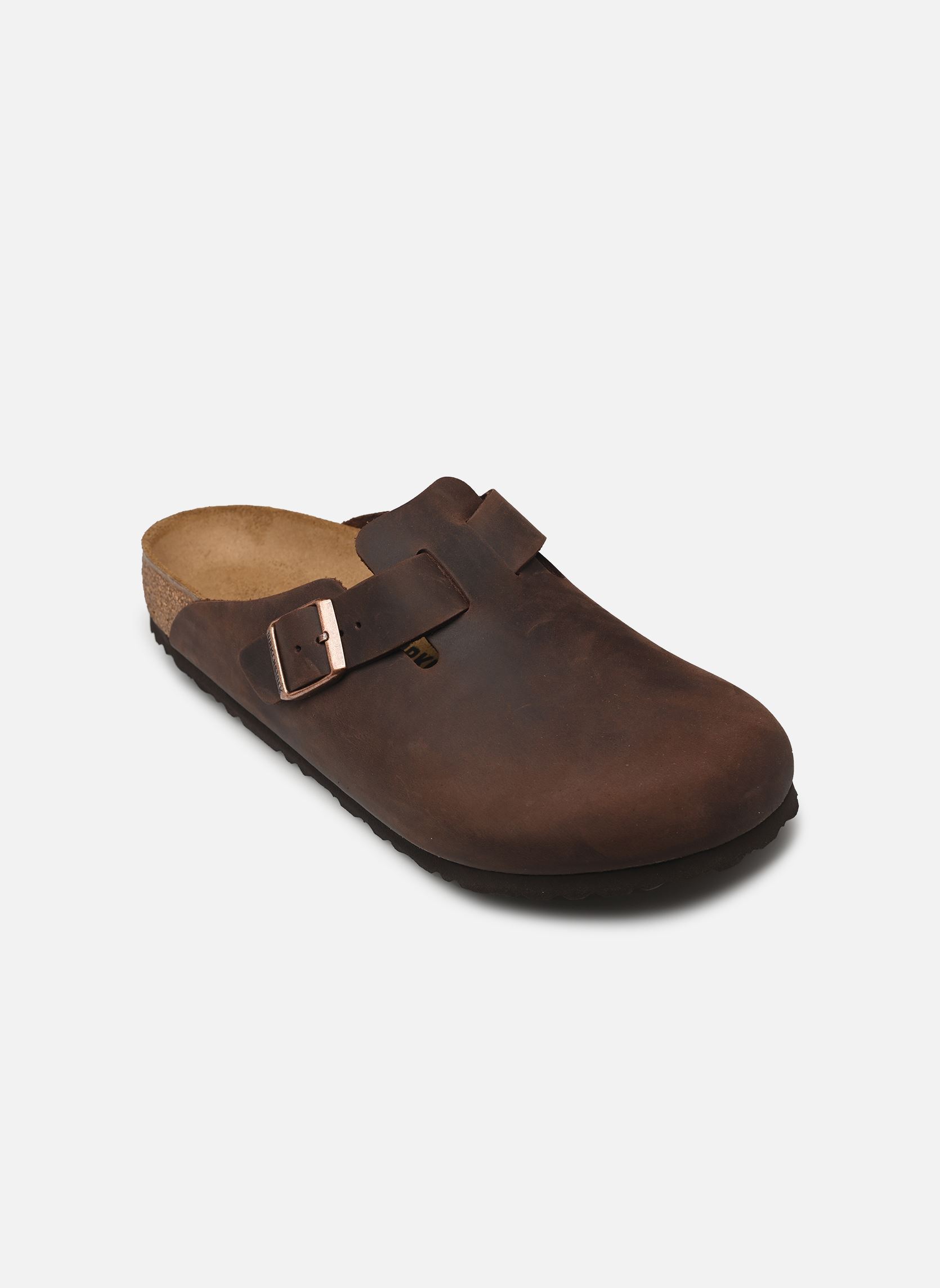 Mules Boston Oiled Leather - Regular homme marron Birkenstock Mules Boston Oiled Leather - Regular homme marron HABANA