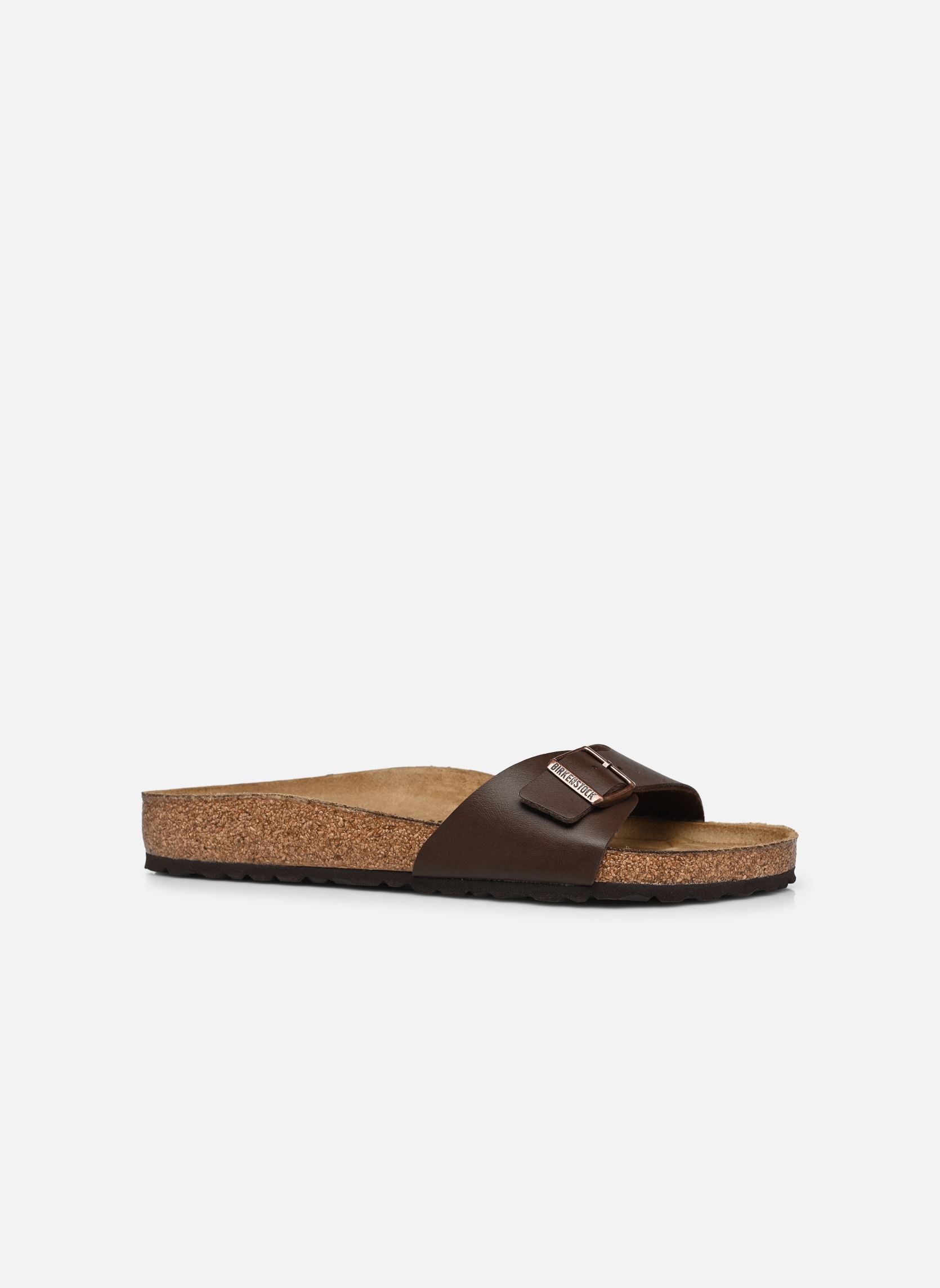 Pantoletten Madrid Birko Flor - Regular herren braun Birkenstock Pantoletten Madrid Birko Flor - Regular herren braun DARK BROWN