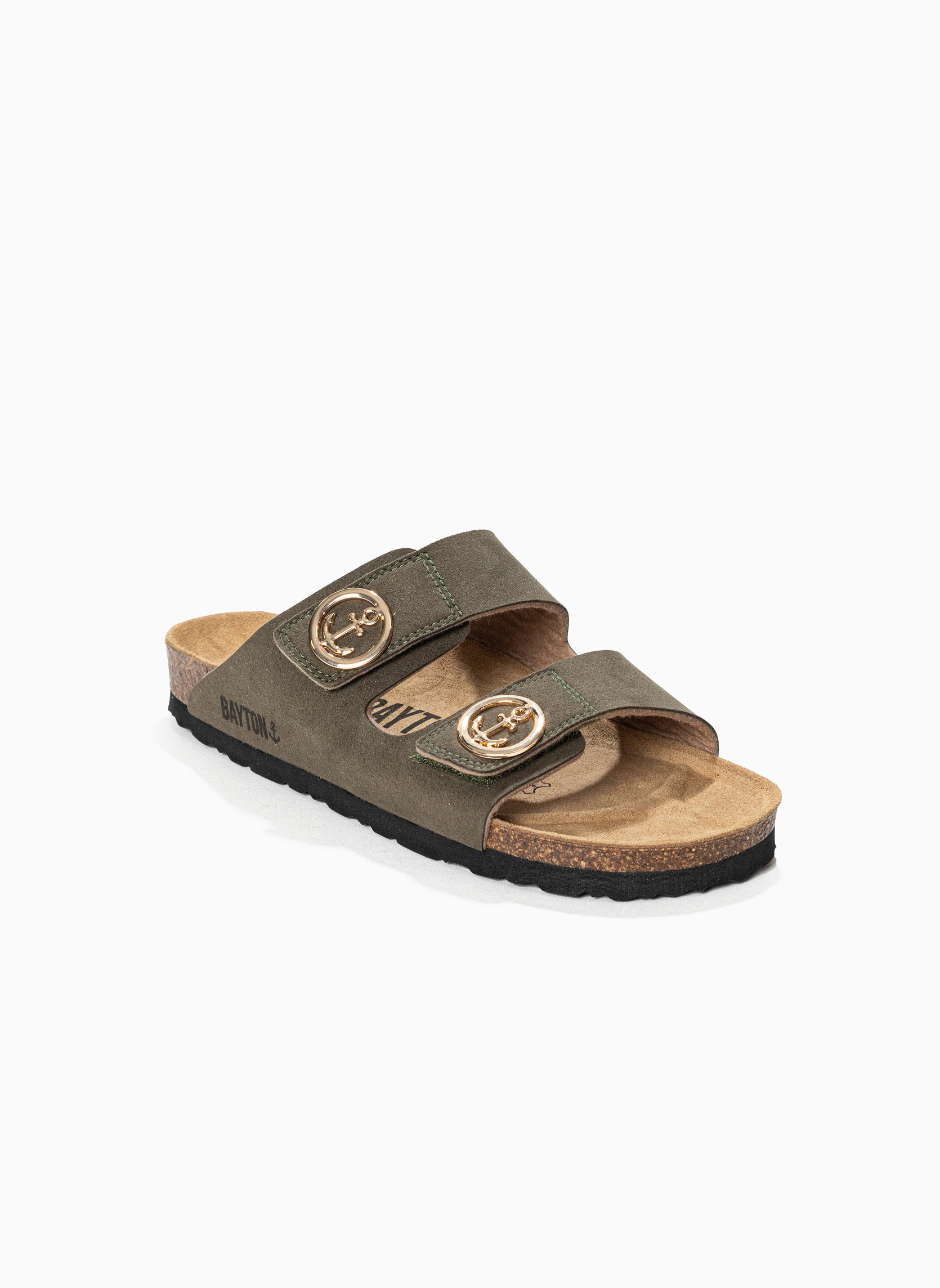 Mules ANATOL femme vert Bayton Mules ANATOL femme vert Kaki
