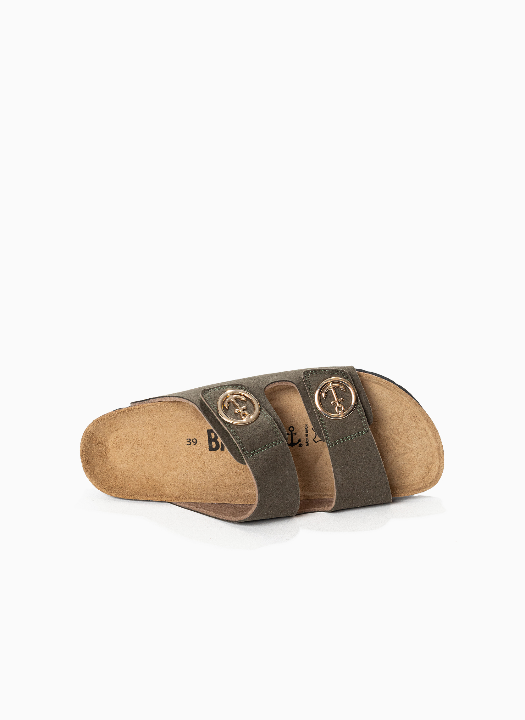Mules ANATOL femme vert Bayton Mules ANATOL femme vert Kaki