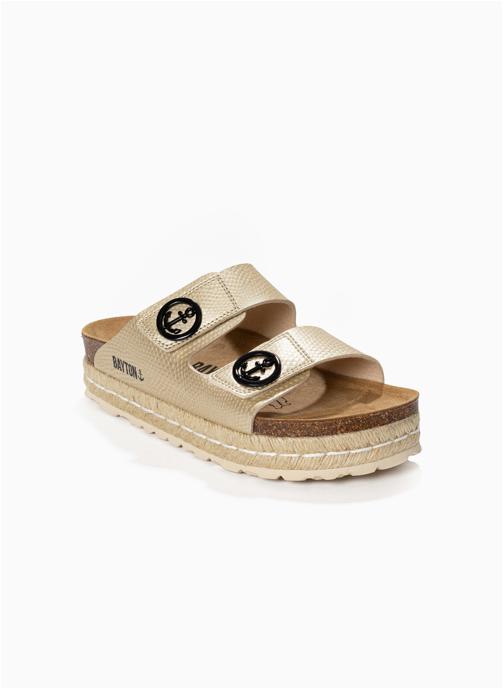 Bayton Mules ALIZEE femme or et bronze