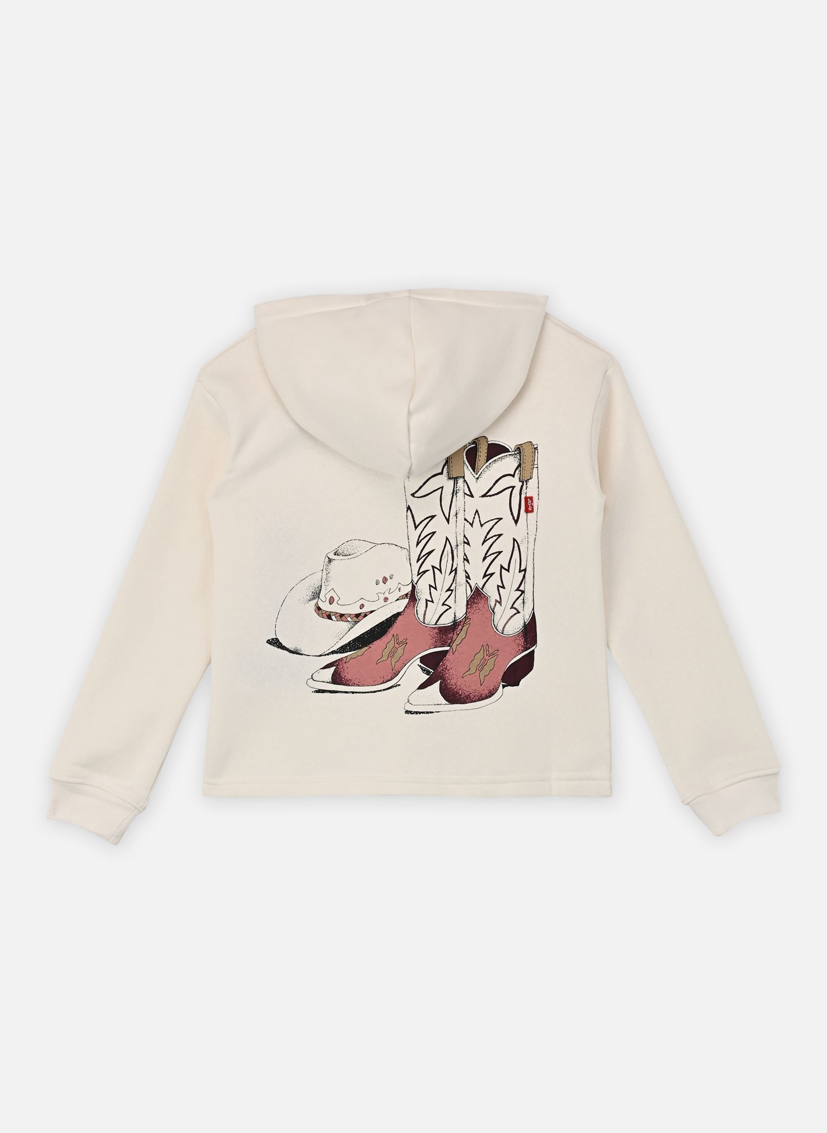 Sweat shirt enfant Levis MEET GREET WESTERN HOODIE - vue 2