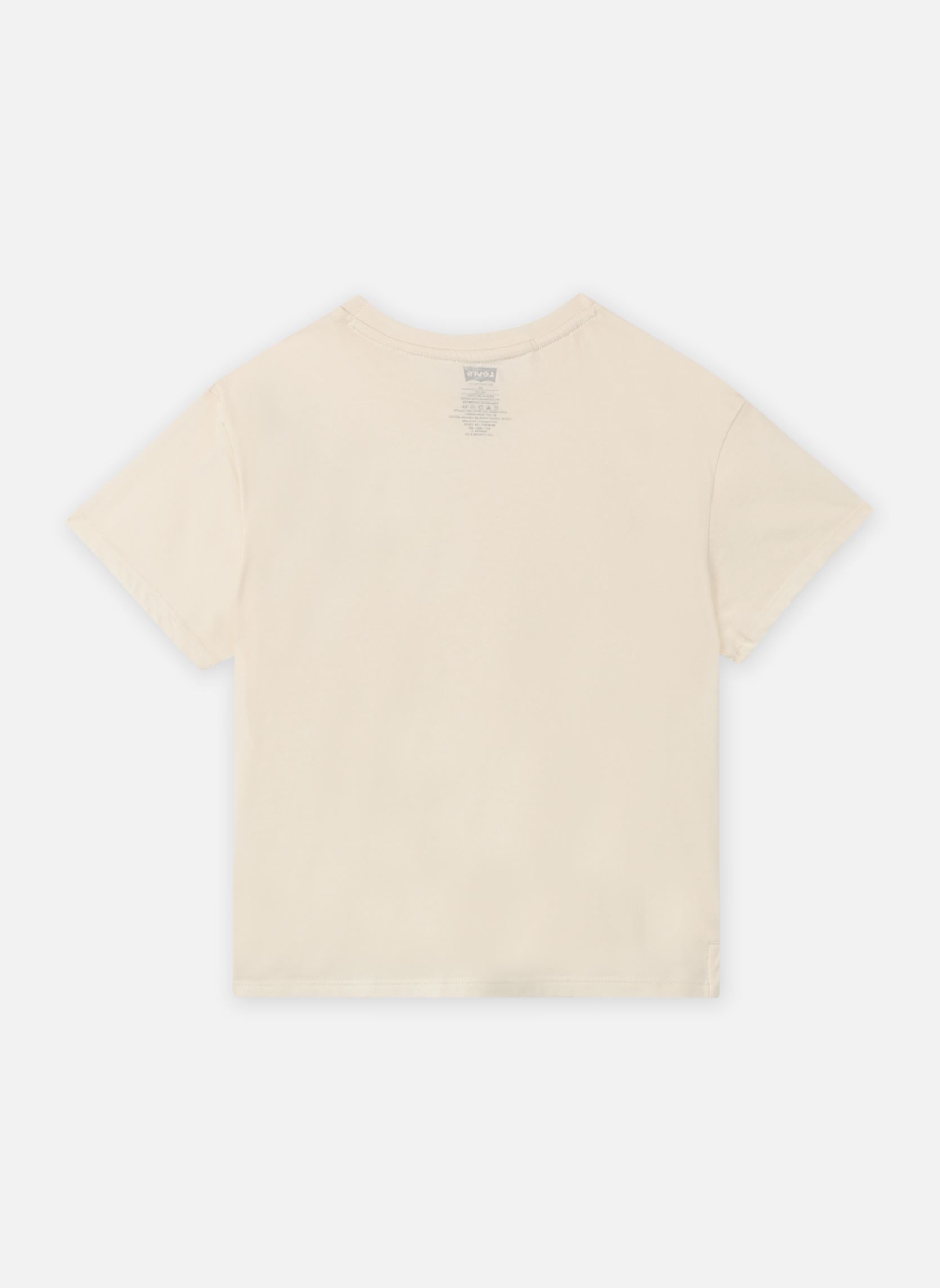 Tee-shirts manches courtes Levi's Western Oversized Tee fille blanc Levi's Kids Tee-shirts manches courtes Levi's Western Oversized Tee fille blanc GARDENIA