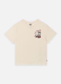 Tee-shirts manches courtes Levi's Western Oversized Tee fille blanc Levi's Kids Tee-shirts manches courtes Levi's Western Oversized Tee fille blanc GARDENIA
