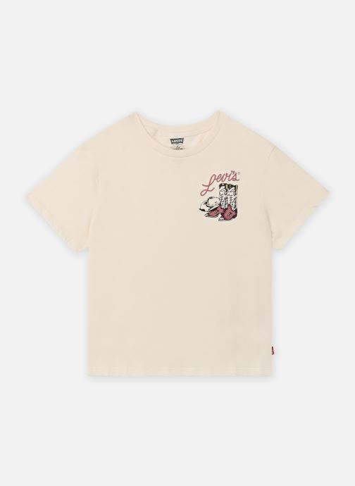Levi's Kids Tee-shirts manches courtes Levi's Western Oversized Tee fille blanc