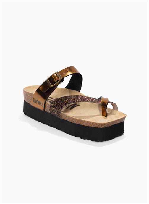 Bayton Mules ANDROMAC femme or et bronze