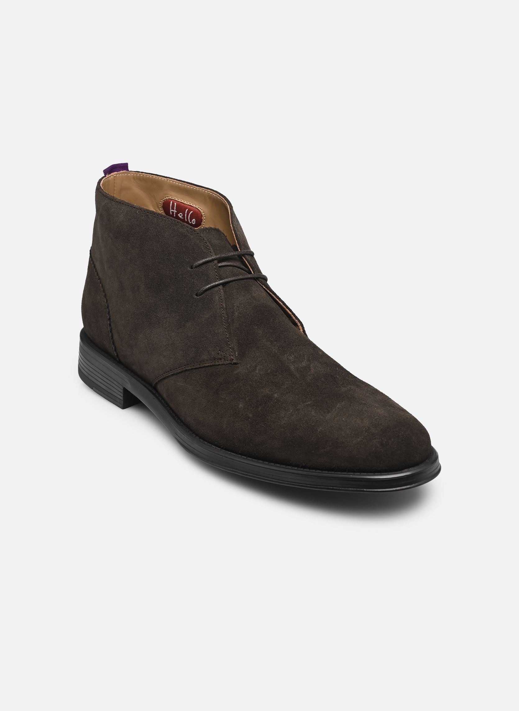 Botines con cordones WILBUR hombre marrón PS Paul Smith Botines con cordones WILBUR hombre marrón Dark Brown Suede