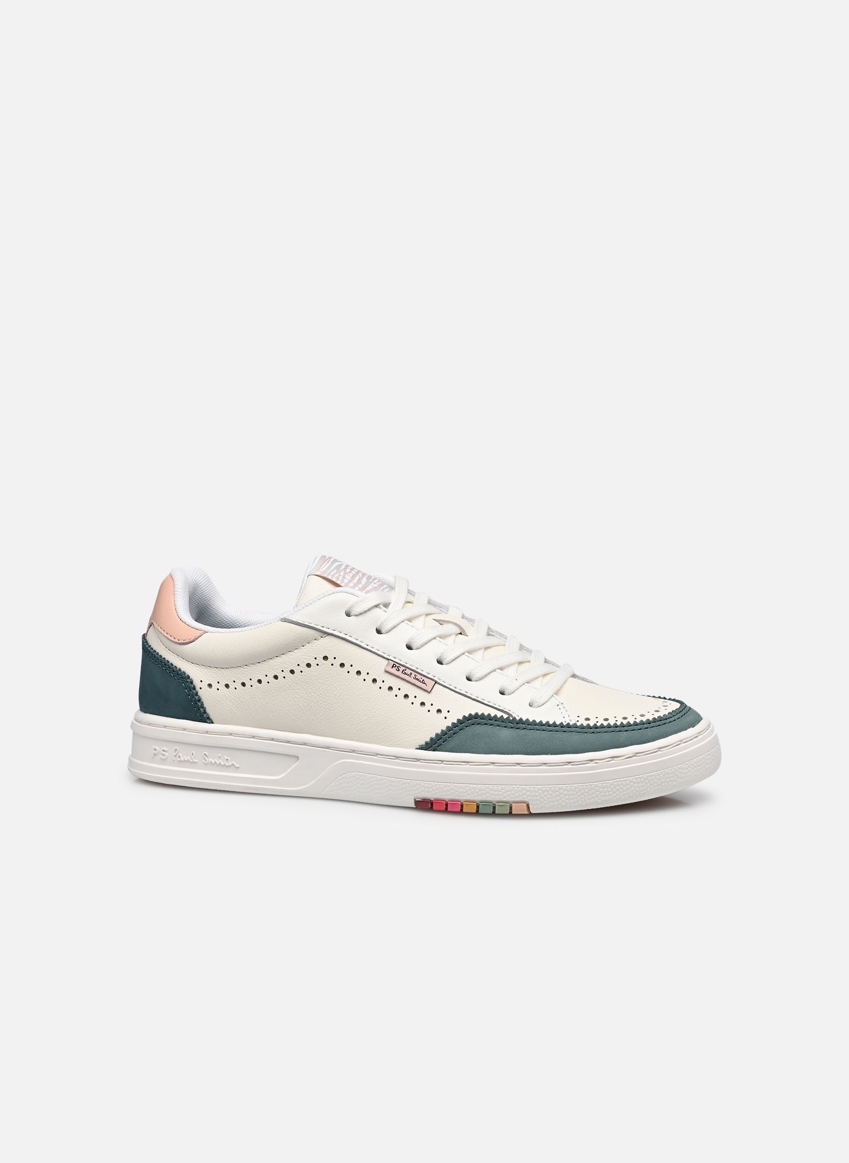 Baskets HILLSTARR femme blanc PS Paul Smith Baskets HILLSTARR femme blanc Cream Petrol