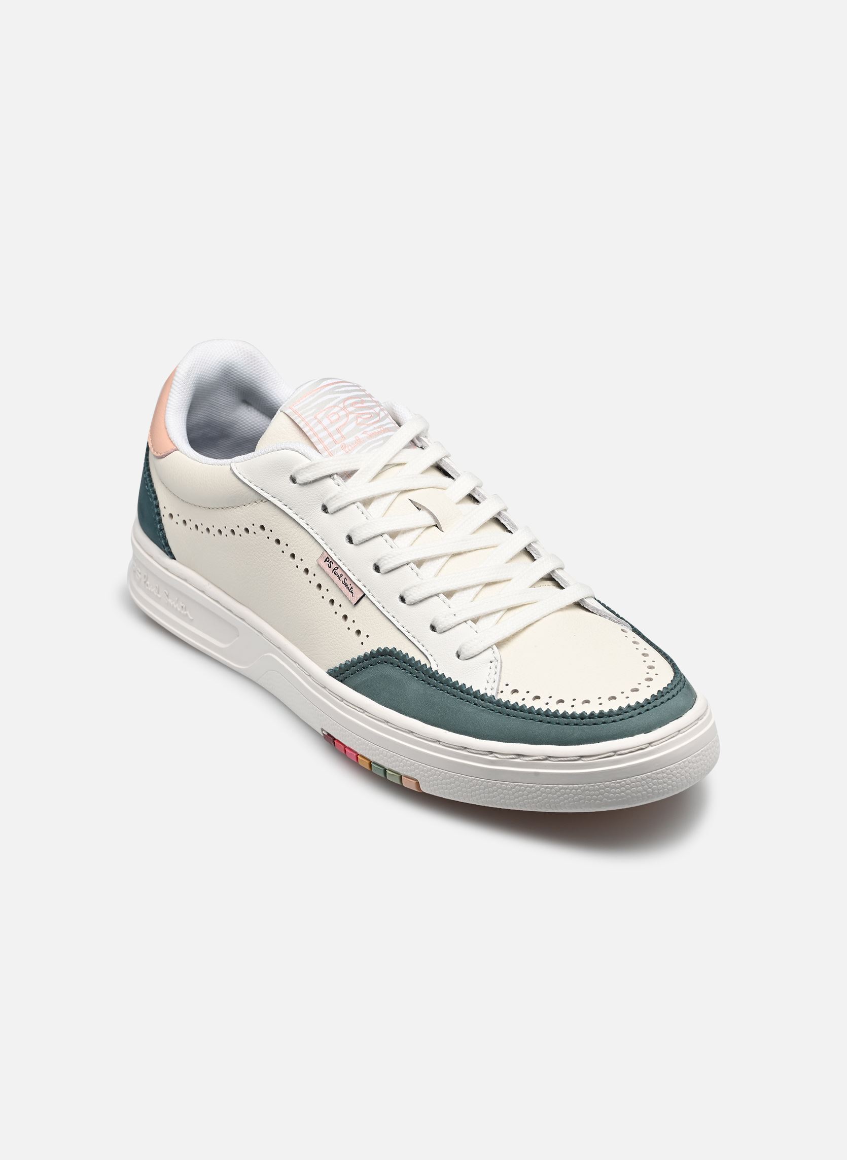 Baskets HILLSTARR femme blanc PS Paul Smith Baskets HILLSTARR femme blanc Cream Petrol