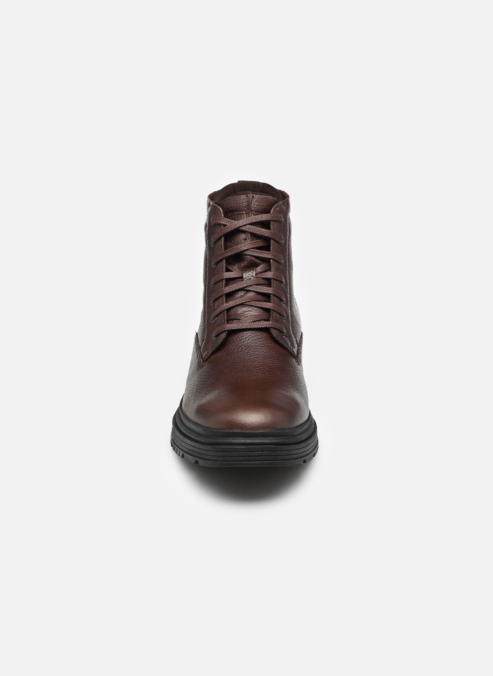 Veterlaarsjes Badbury Hi WP heren bruin Clarks Veterlaarsjes Badbury Hi WP heren bruin BROWN WLINED LEA